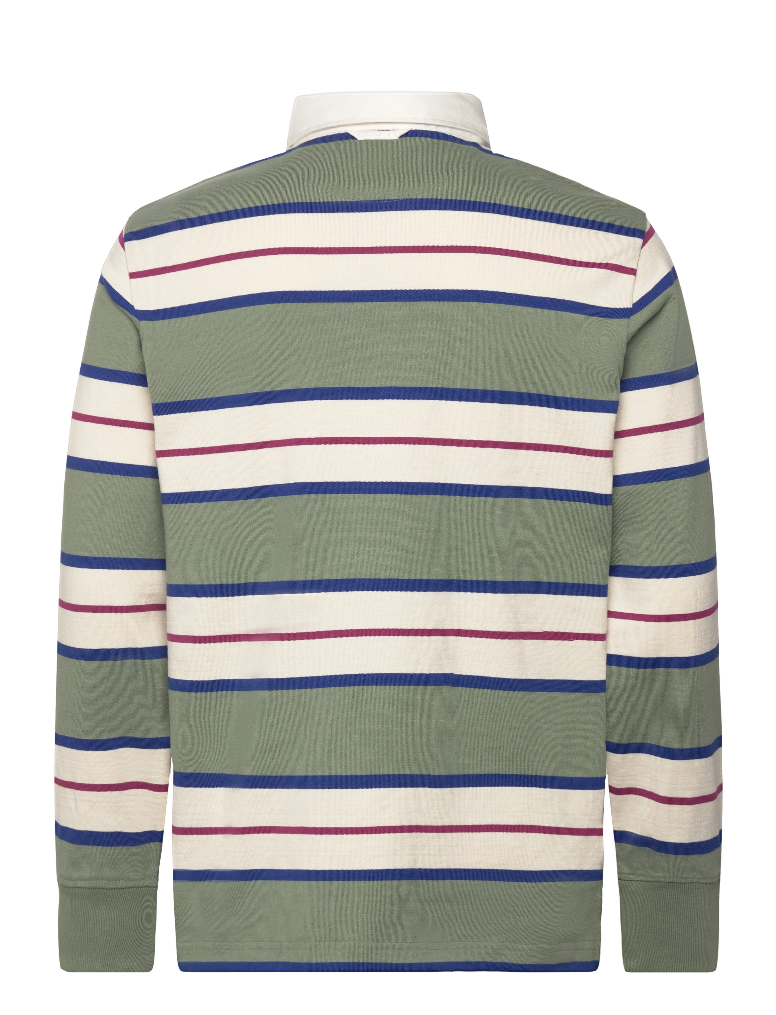 GANT - STRIPED HEAVY RUGGER - dry green - 1