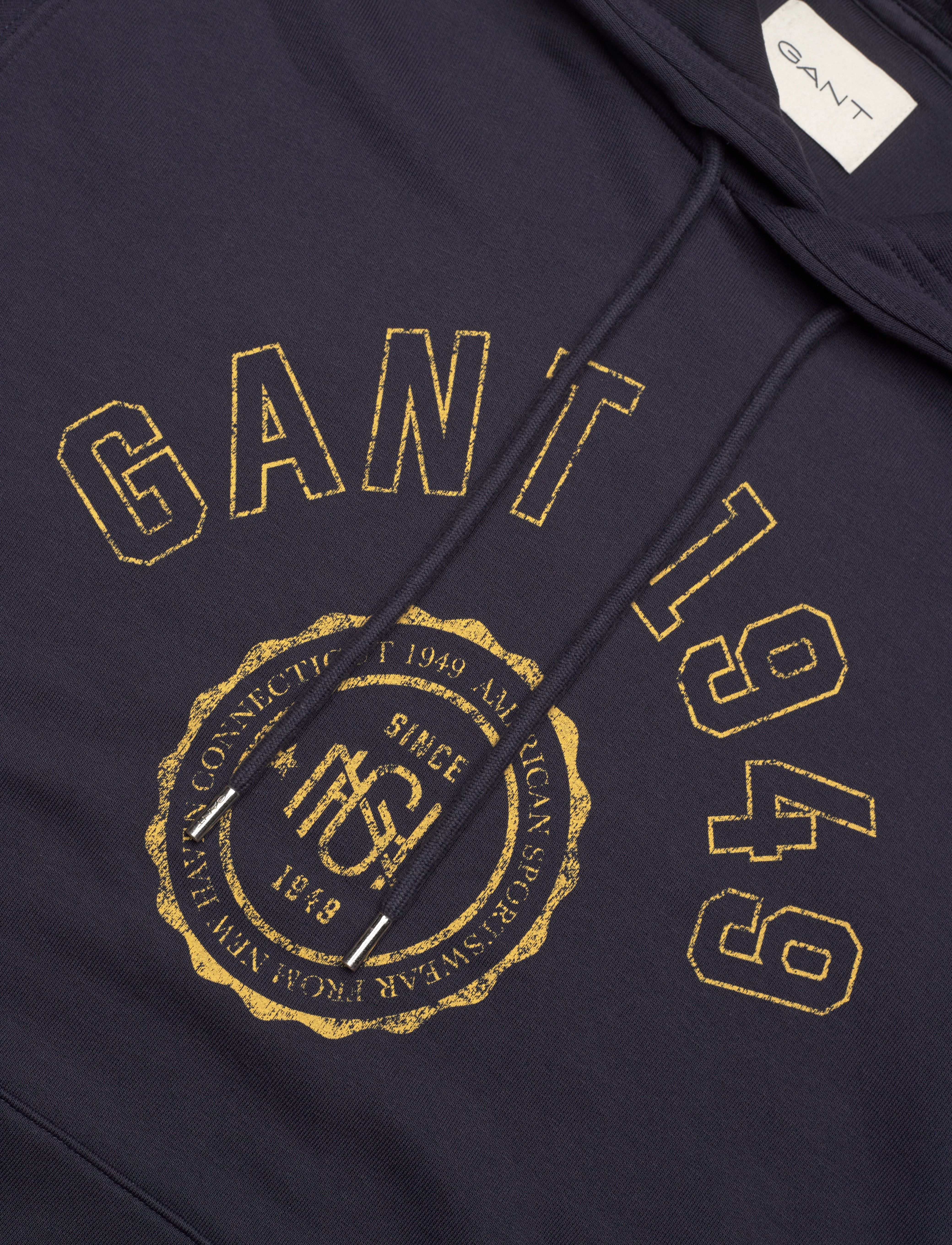GANT - GRAPHIC HOODIE - evening blue - 2