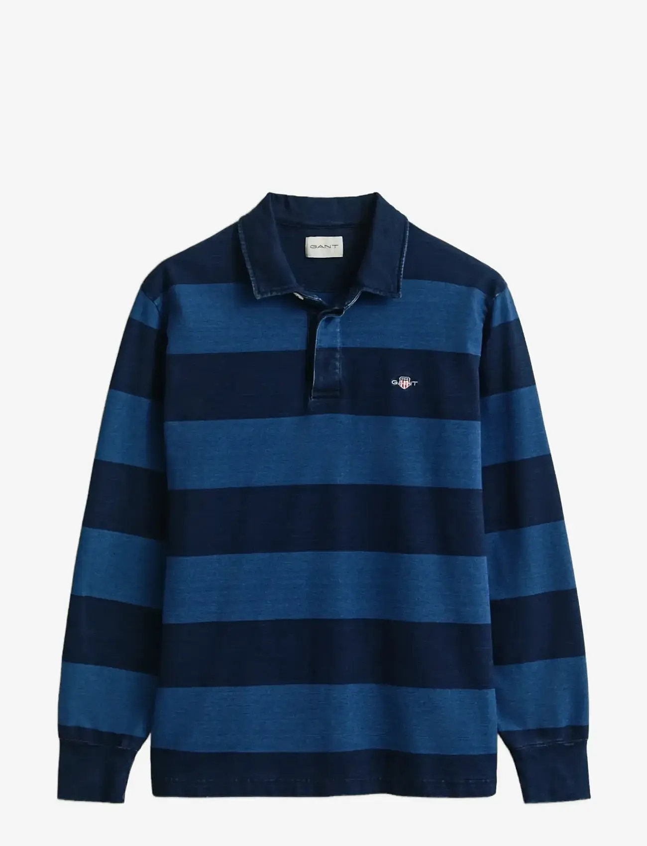 GANT - INDIGO RUGGER - long-sleeved polos - evening blue - 1