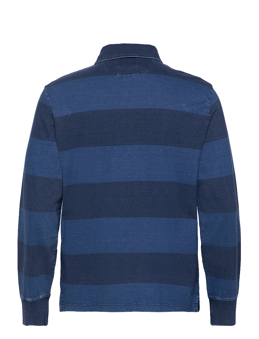 Gant - INDIGO RUGGER - polo marškinėliai ilgomis rankovėmis - evening blue - 2