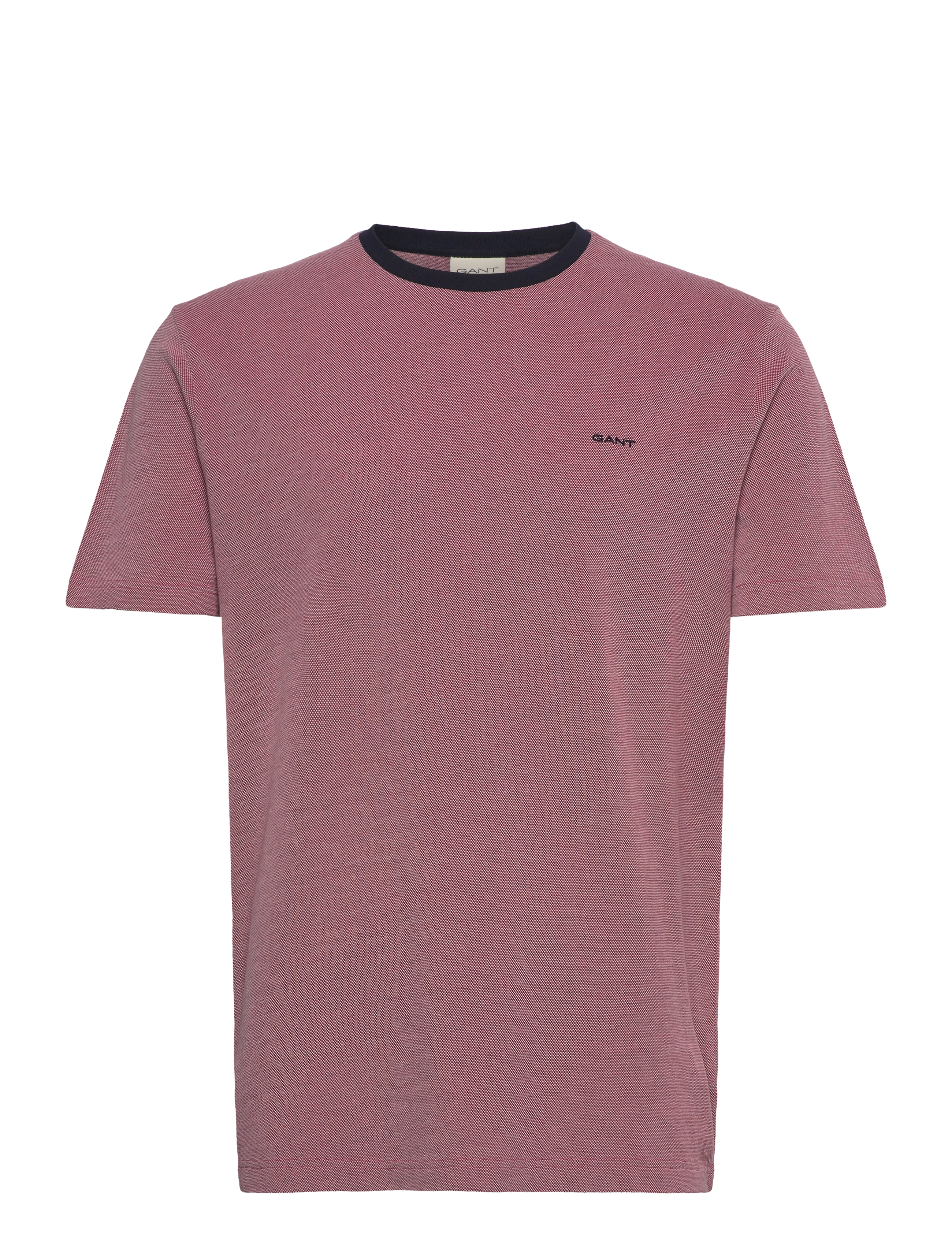 Gant 4-COL OXFORD REGULAR SS T-SHIRT - Gant - WATERMELON RED / burgundy