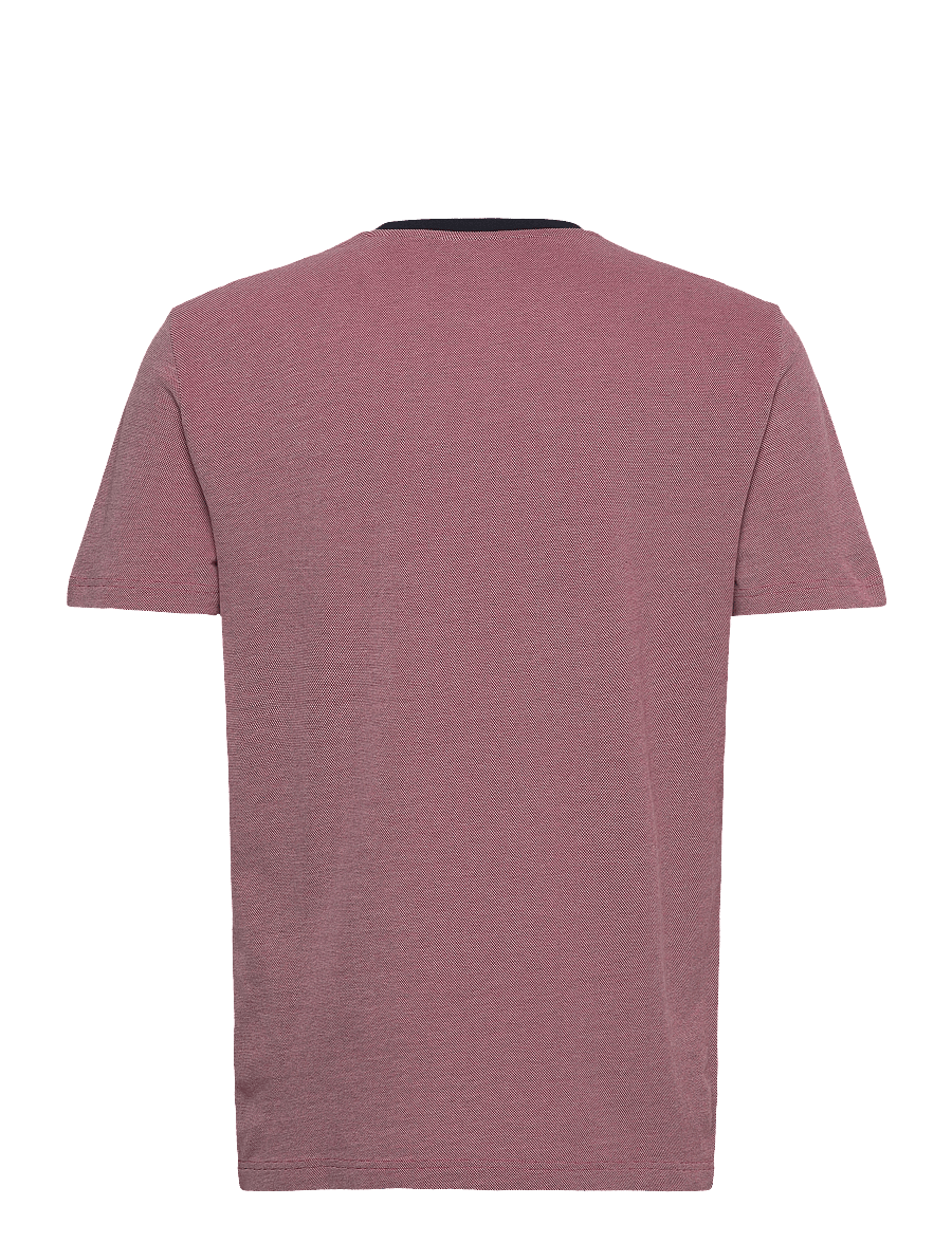 Gant - 4-COL OXFORD REGULAR SS T-SHIRT - kurzärmelige t-shirts - watermelon red - 1
