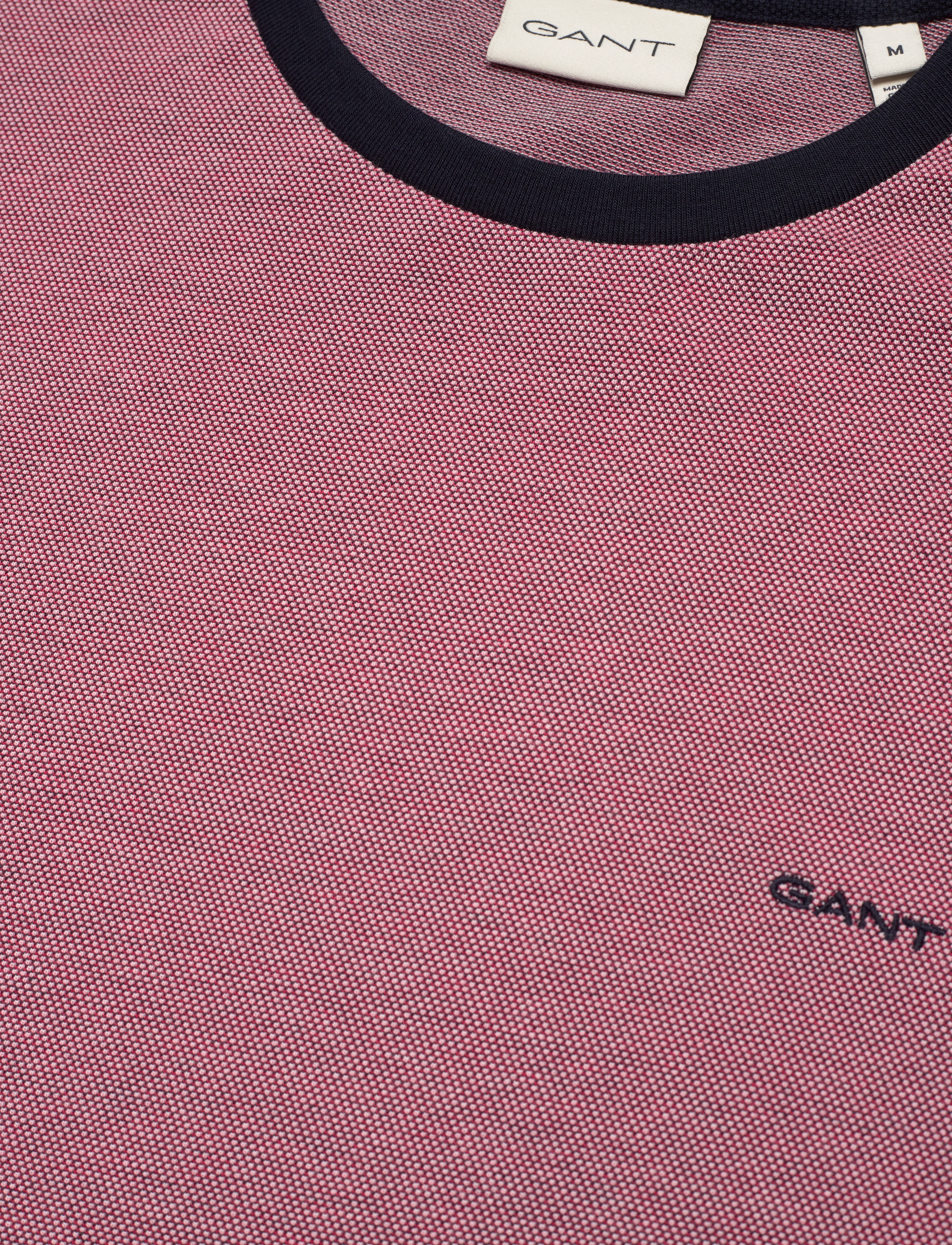 Gant - 4-COL OXFORD REGULAR SS T-SHIRT - lühikeste varrukatega t-särgid - watermelon red - 2