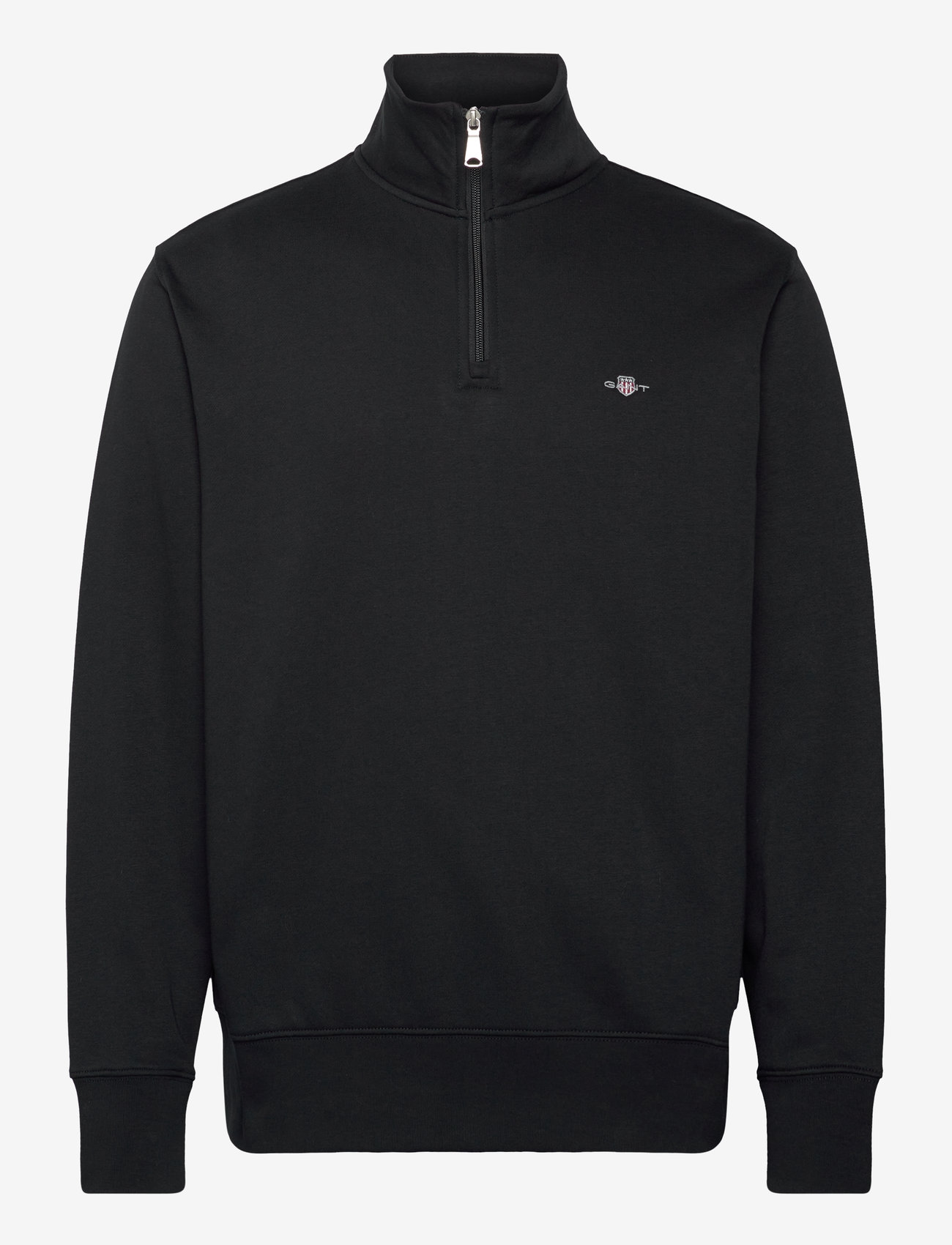 GANT - EMB ARCHIVE SHIELD HALF ZIP - black - 0