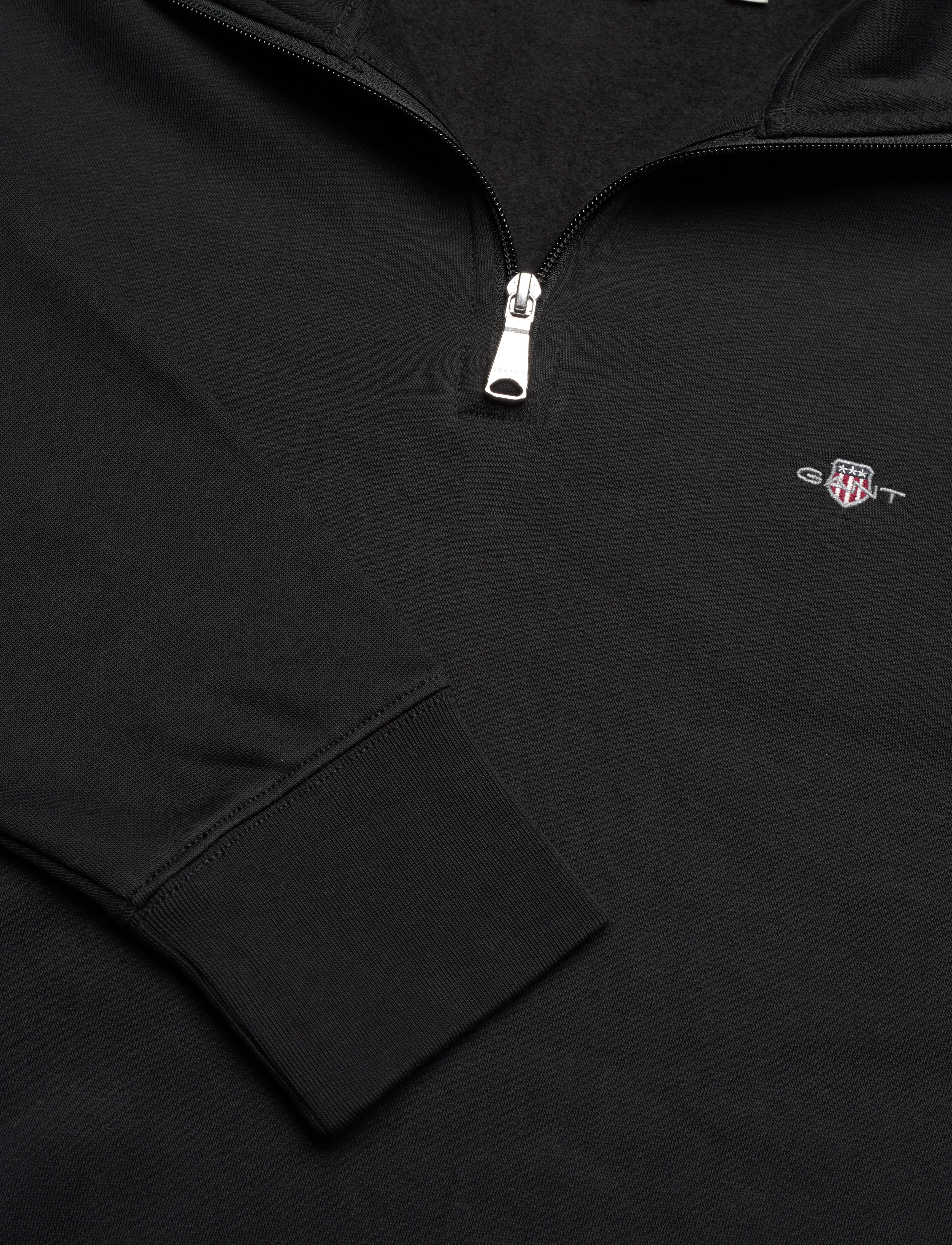 GANT - EMB ARCHIVE SHIELD HALF ZIP - black - 2