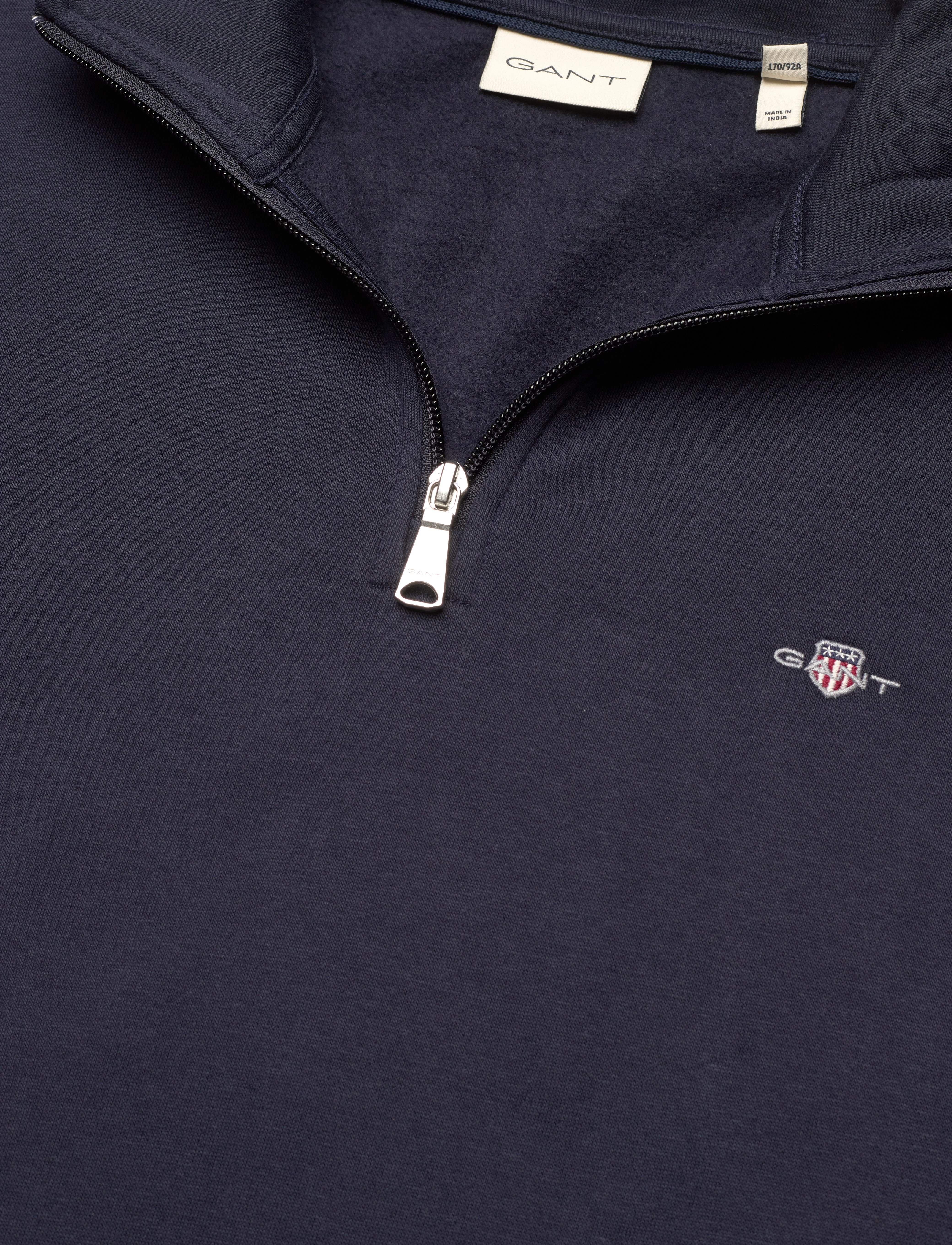 GANT - EMB ARCHIVE SHIELD HALF ZIP - evening blue - 4
