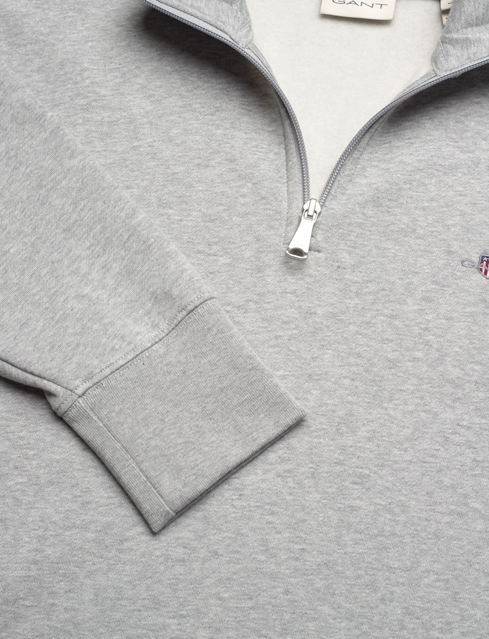 GANT - EMB ARCHIVE SHIELD HALF ZIP - nach anlass kaufen - grey melange - 2