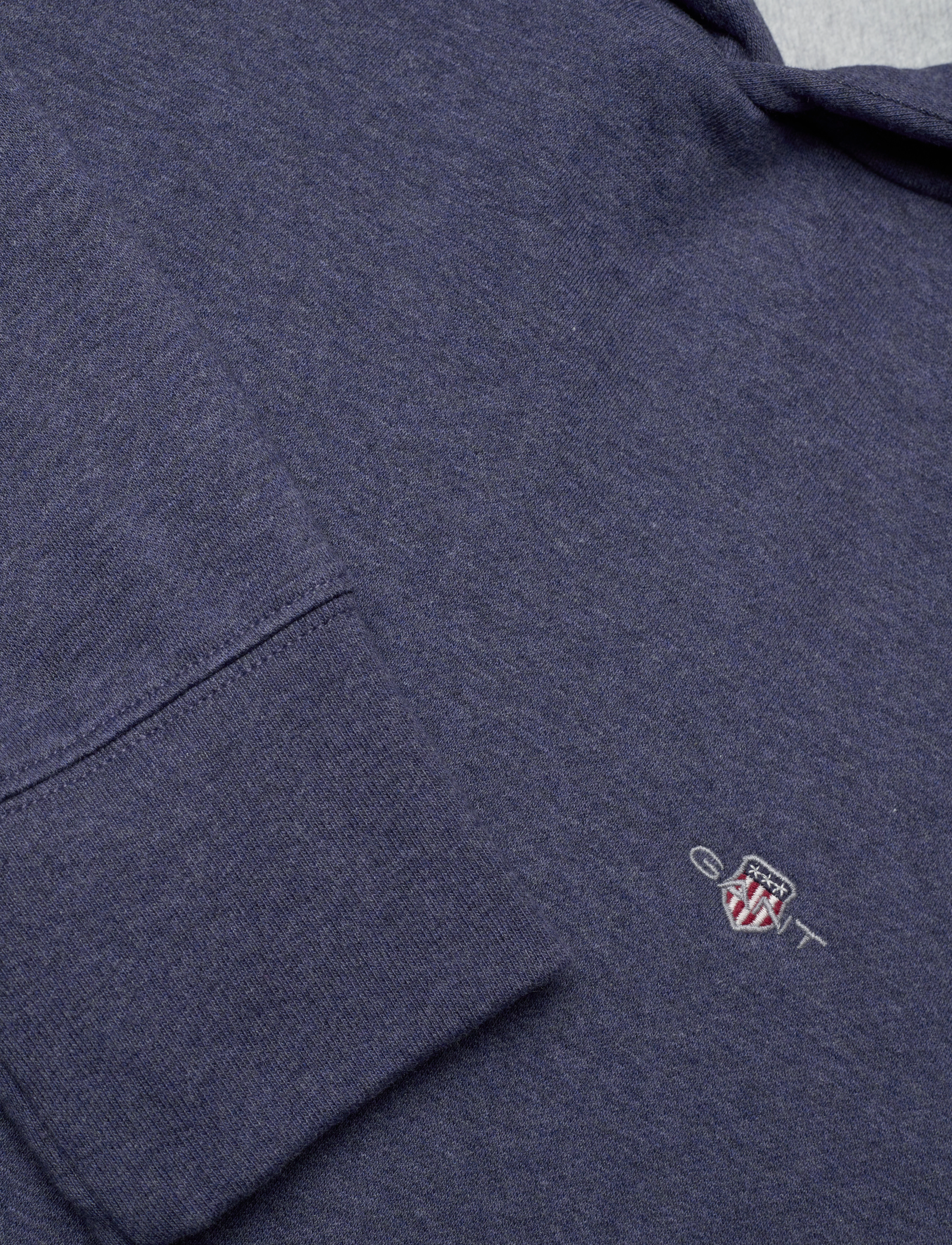 GANT - REG EMB ARCHIVE SHIELD HOODIE - dark jeansblue melange - 4
