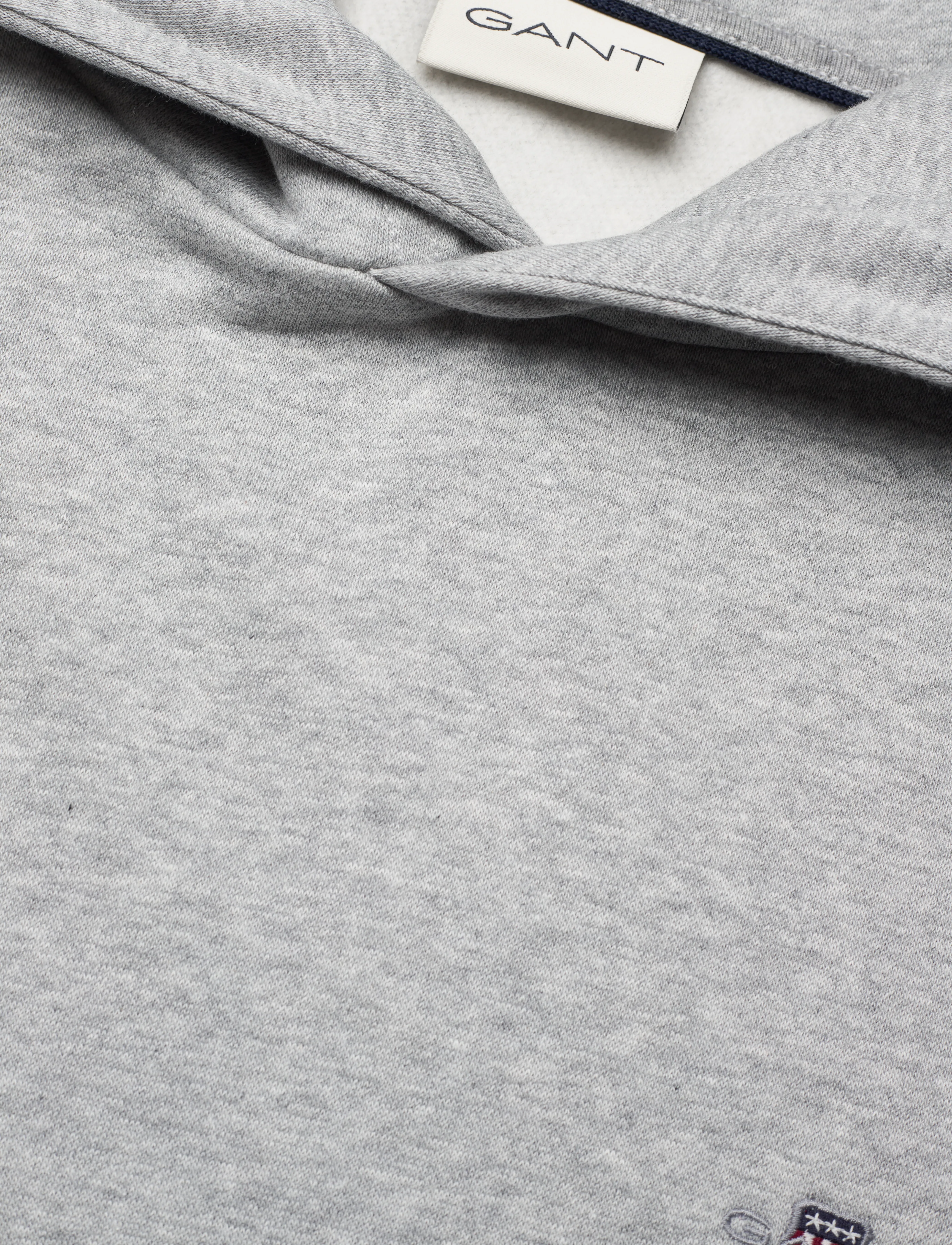 GANT - REG EMB ARCHIVE SHIELD HOODIE - grey melange - 2