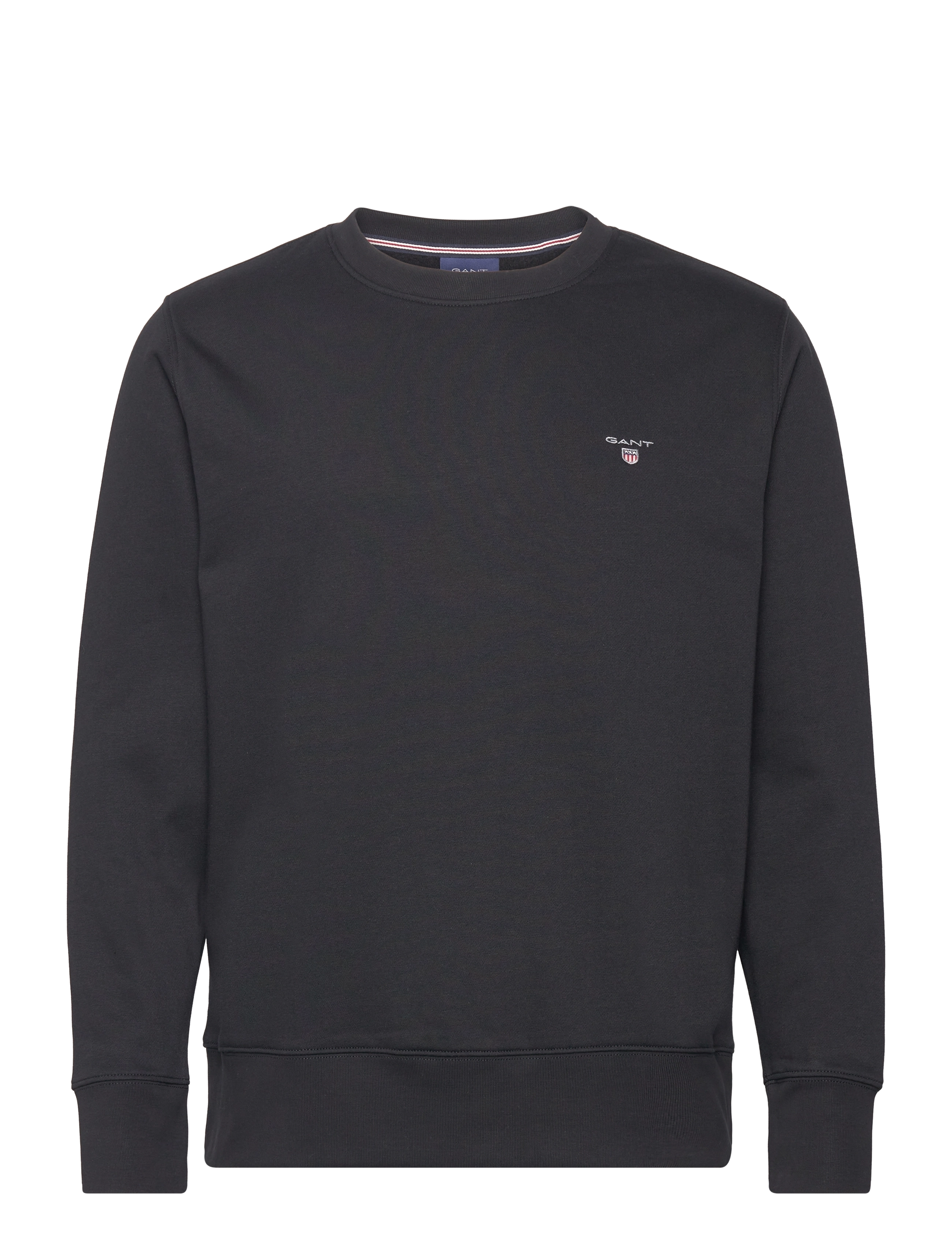 GANT Reg Emb Original Shield C-Neck Schwarz - S - Herren