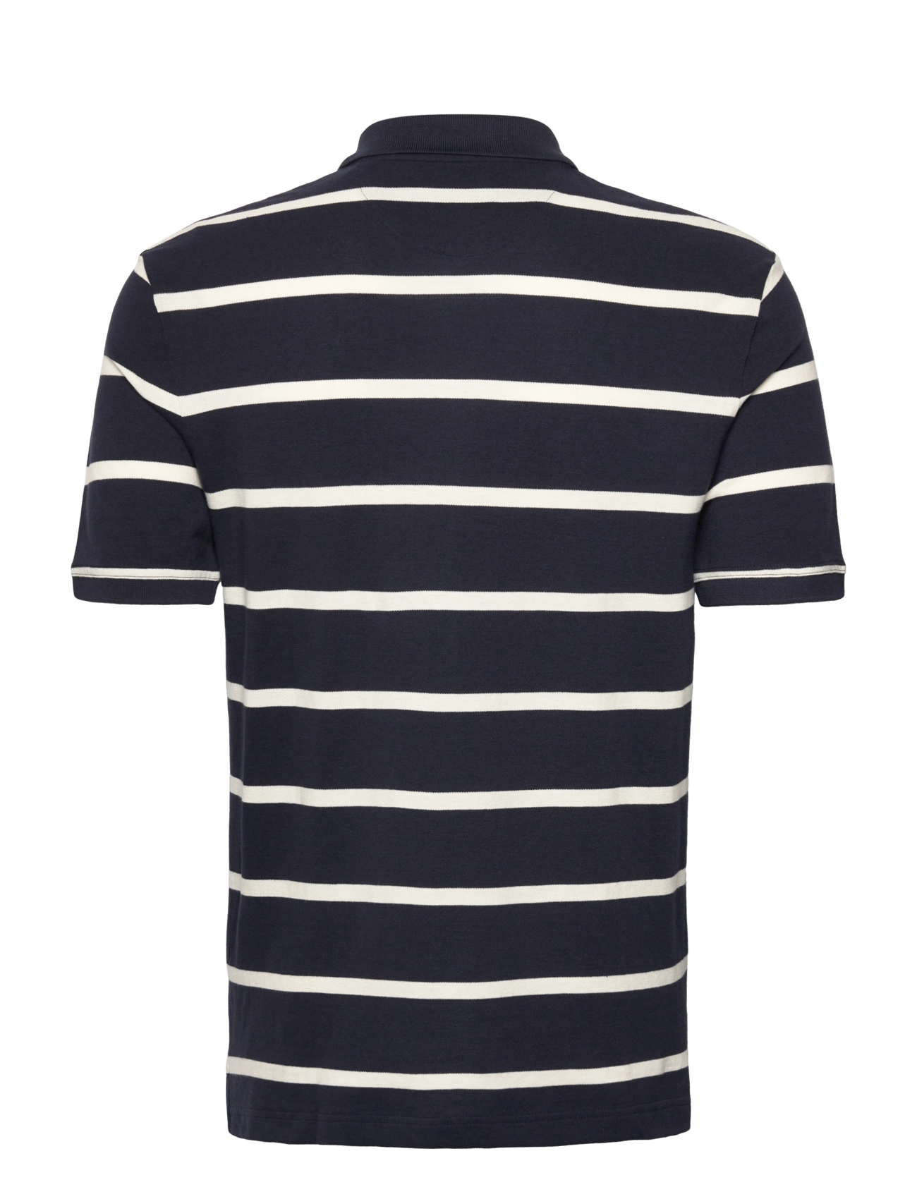Gant - STRIPED POLO - kortærmede poloer - evening blue - 2