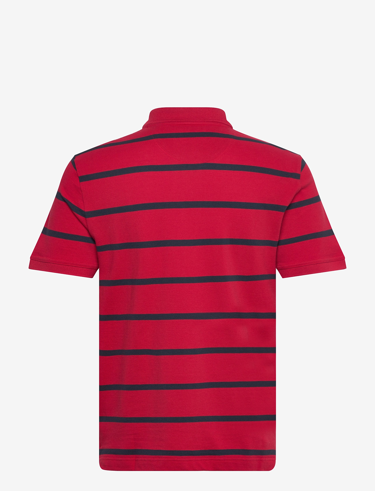 GANT - STRIPED POLO - kortärmade pikéer - ruby red - 1