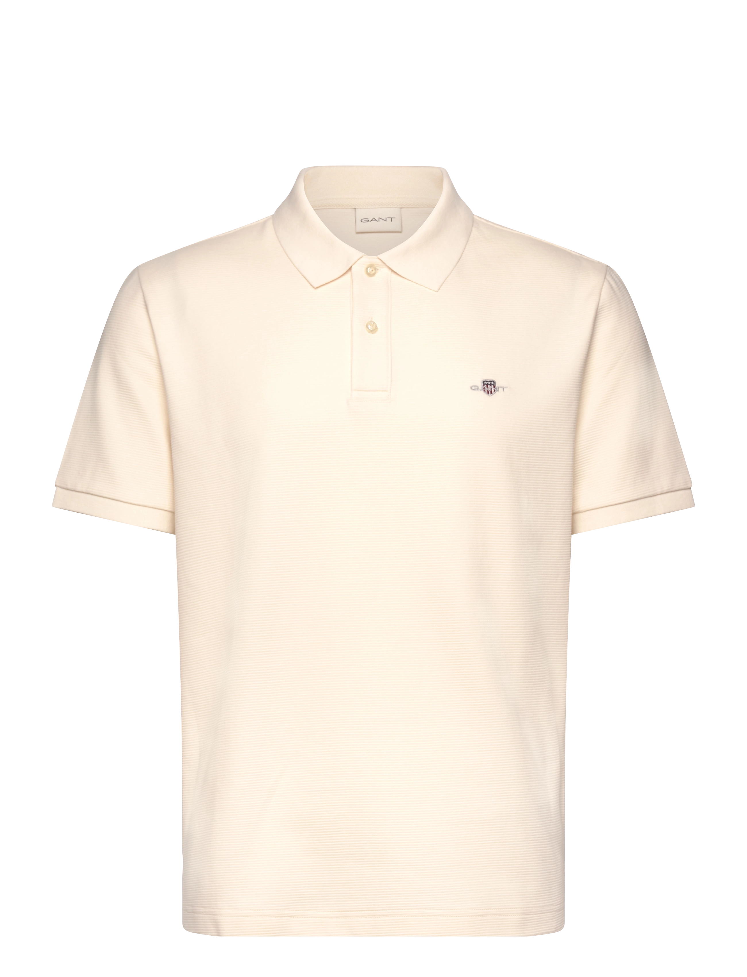 GANT Textured Polo Cream - XXL - Herren