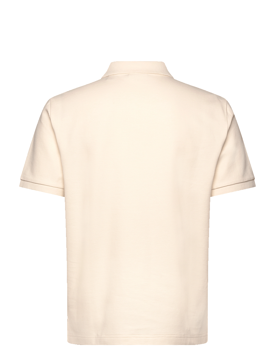 Gant - TEXTURED POLO - kortærmede poloer - cream - 2