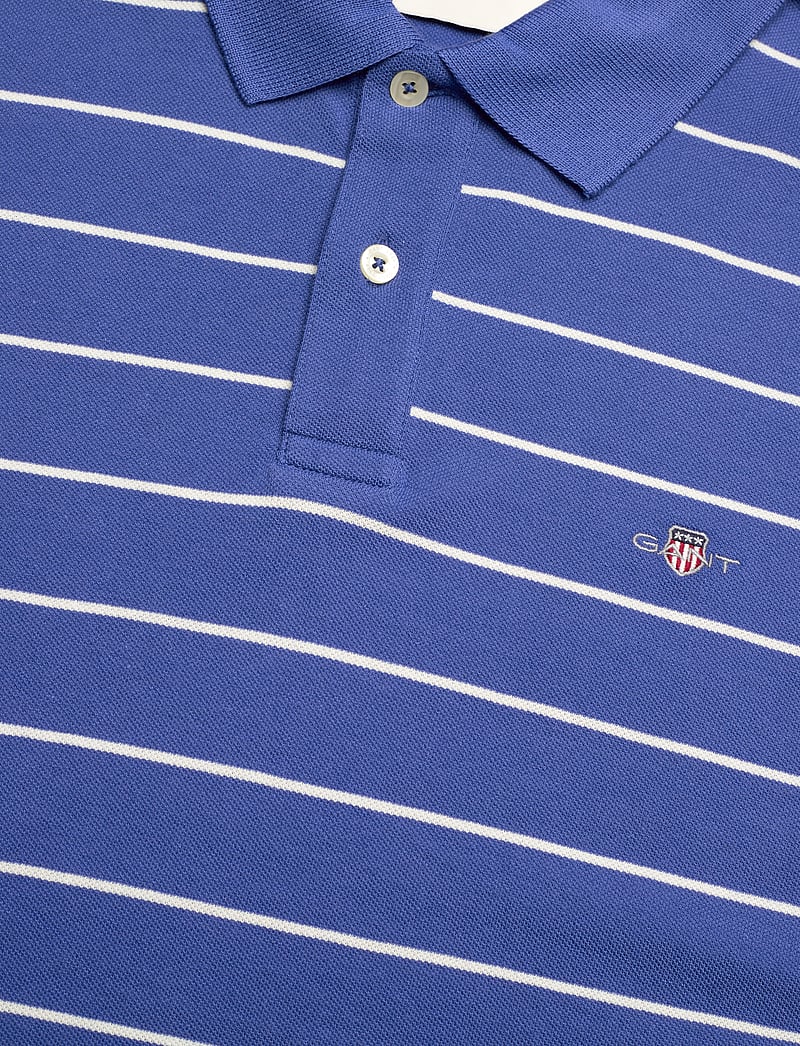 GANT - STRIPED SS POLO - kurzärmelig - rich blue - 2