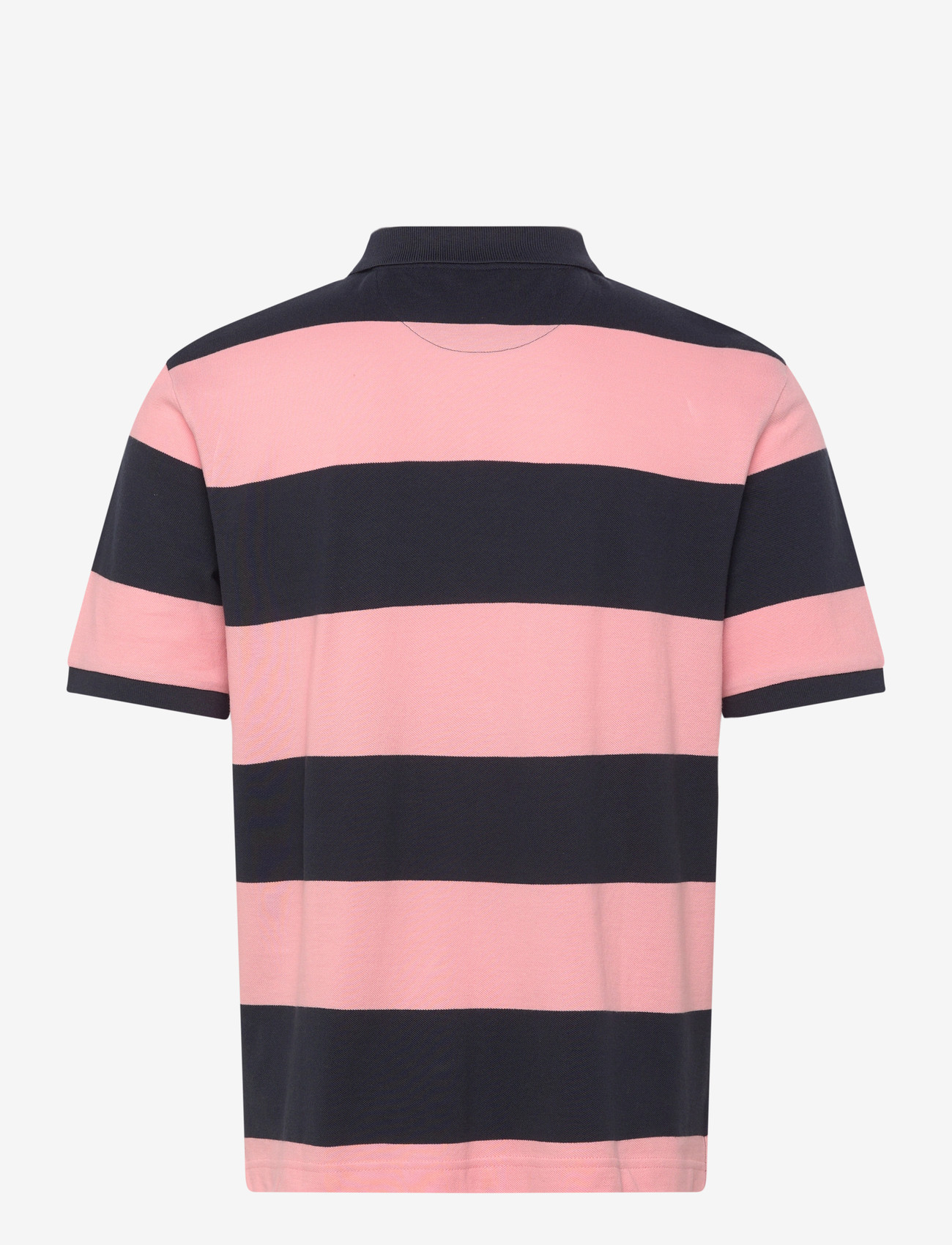 Gant - BLOCK STRIPE POLO - lühikeste varrukatega polod - bubbelgum pink - 2