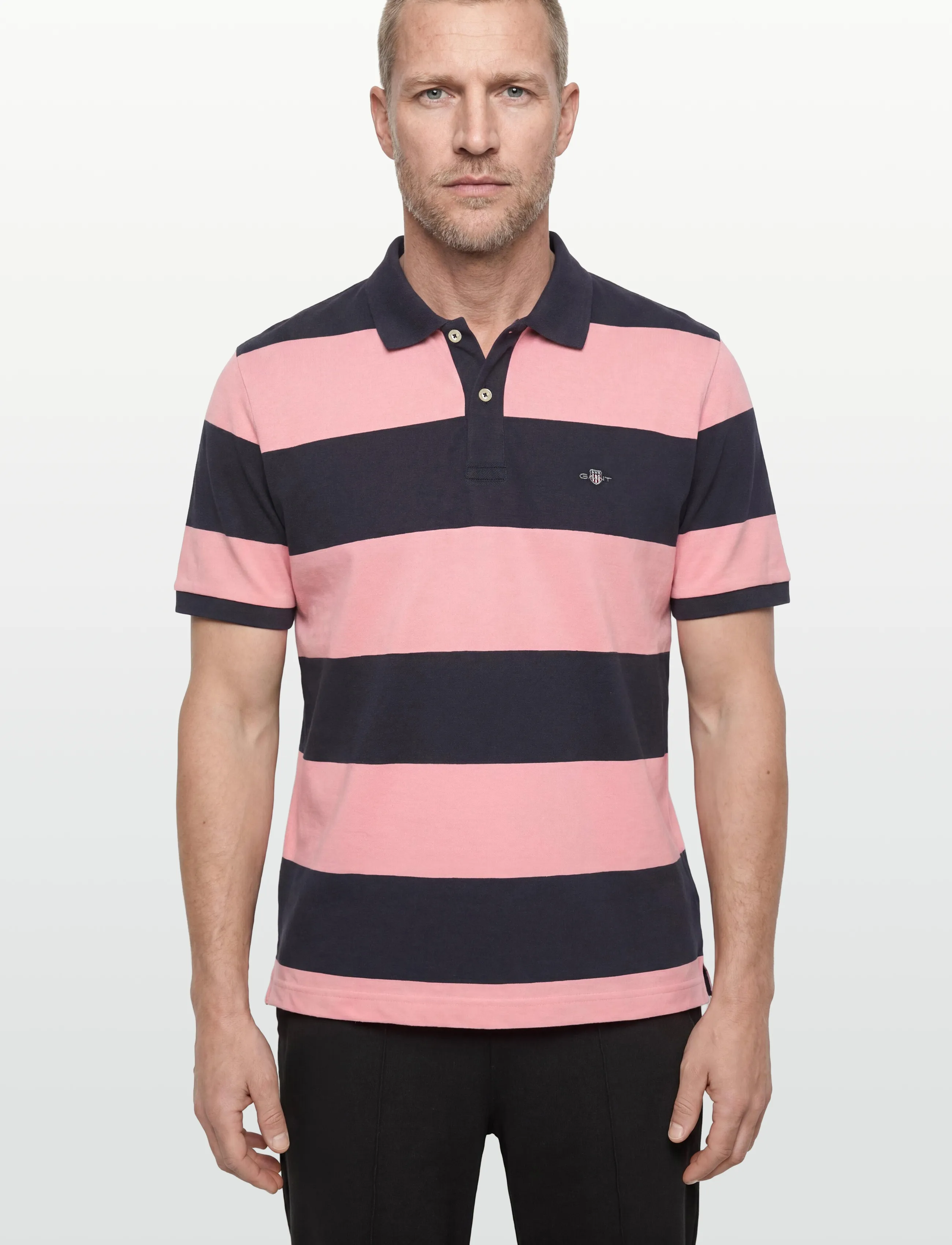 Gant Block Stripe Polo pikéer herr – bild 2