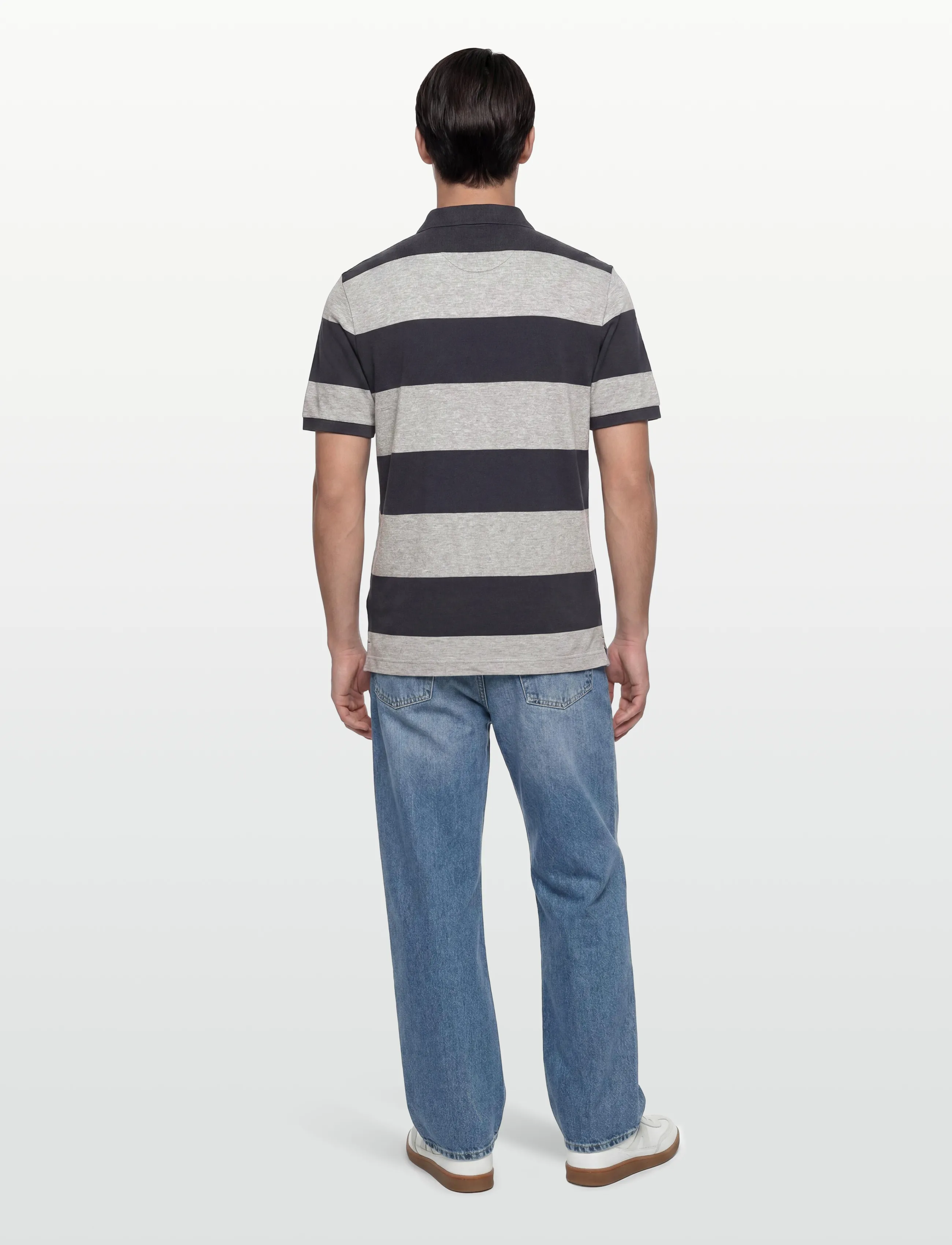 Gant Block Stripe Polo pikéer herr – bild 3