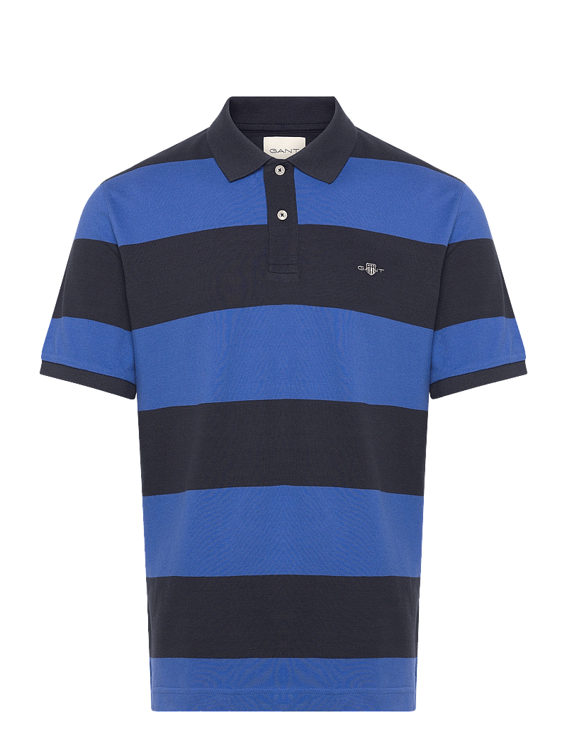 GANT - BLOCK STRIPE POLO - kurzärmelig - royal blue - 1