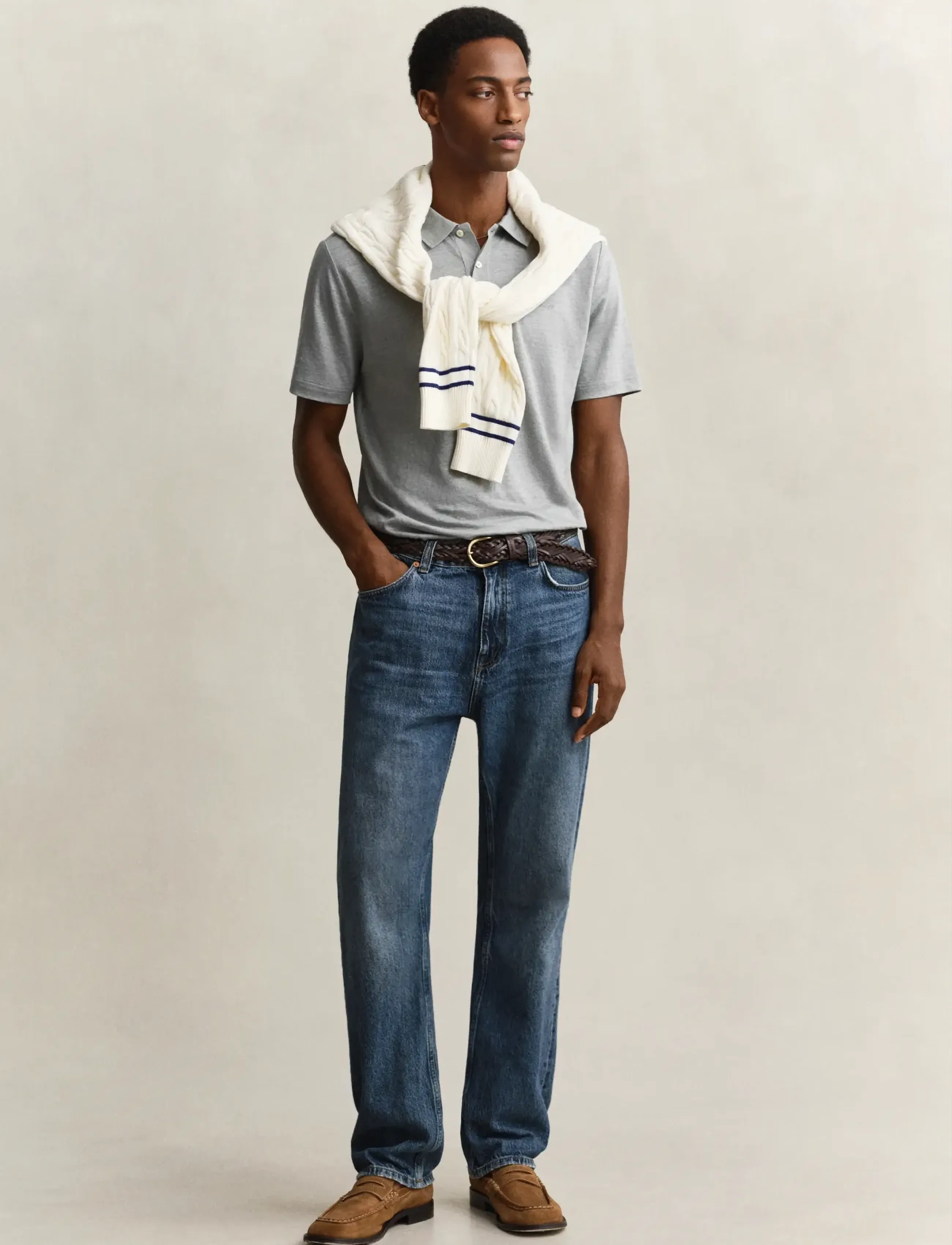 Linen Ss Polo 4