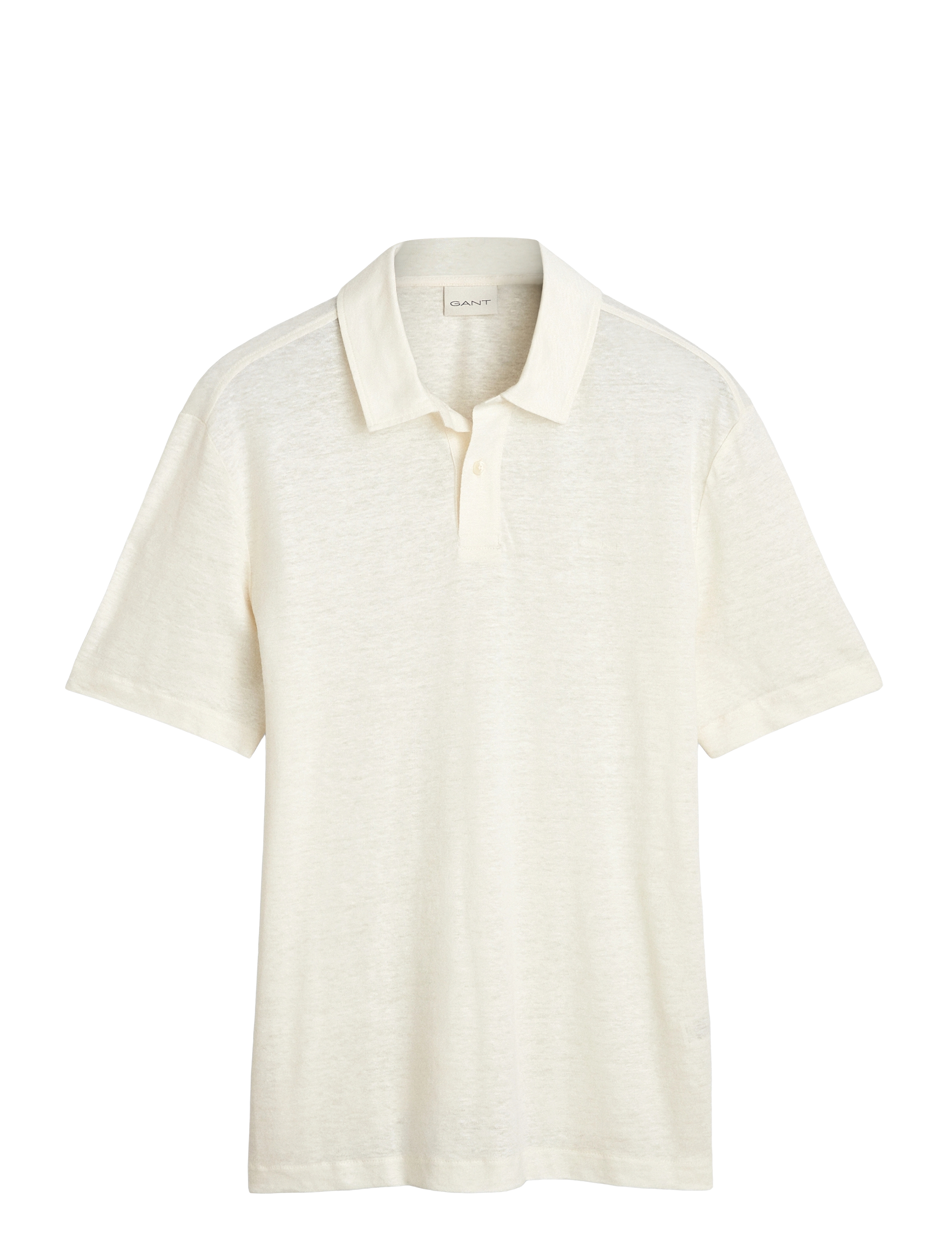 Gant LINEN SS POLO - Kleidung - CREAM / cream