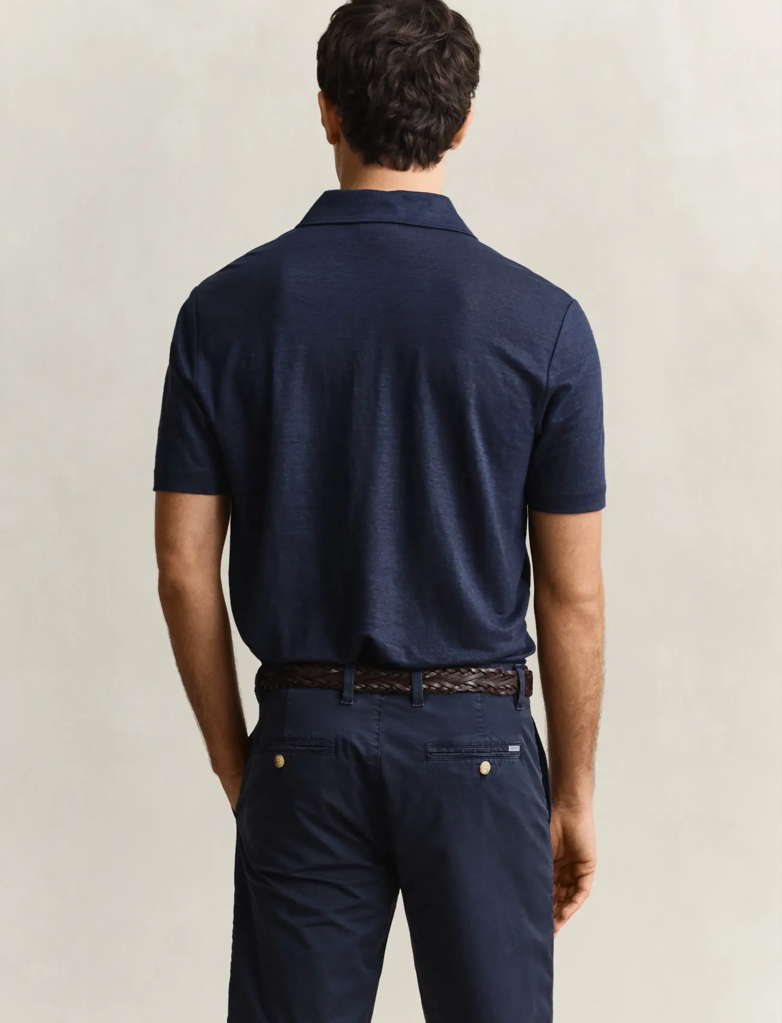 Linen Ss Polo 2