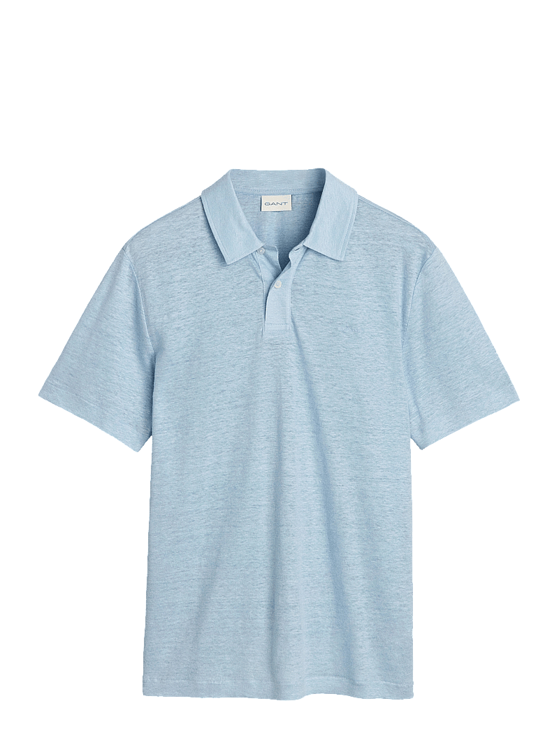 Gant - LINEN SS POLO - kurzärmelig - fresh blue - 1