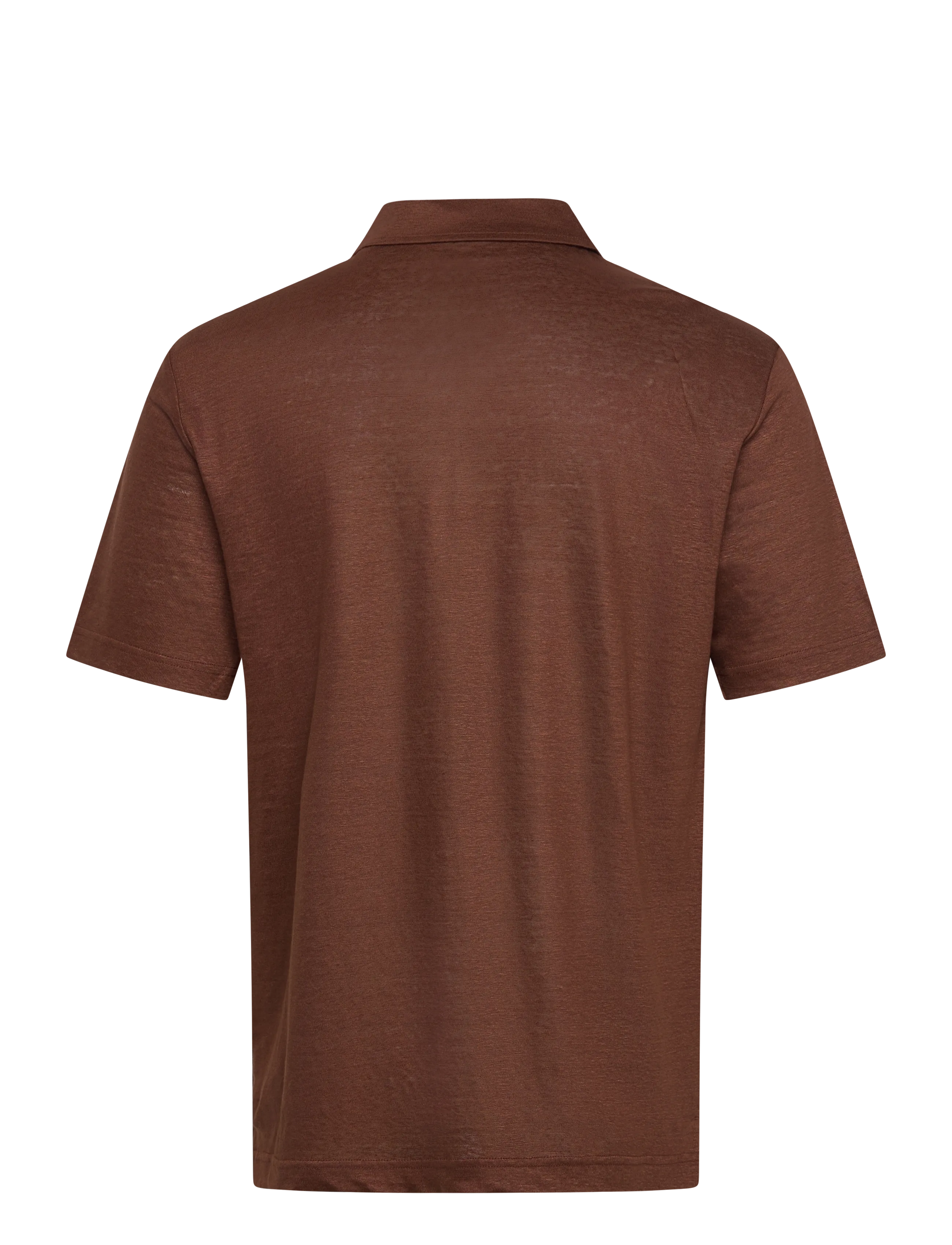 Gant - LINEN SS POLO - kortærmede poloer - mahogany brown - 2