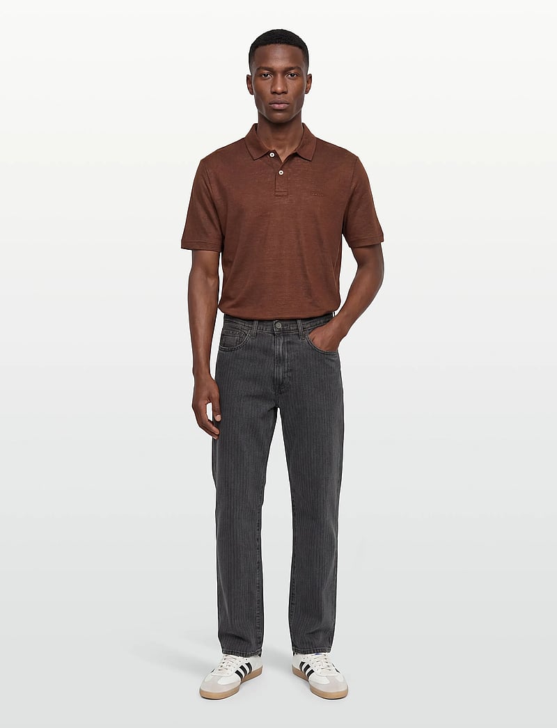 Gant - LINEN SS POLO - kurzärmelig - mahogany brown - 0