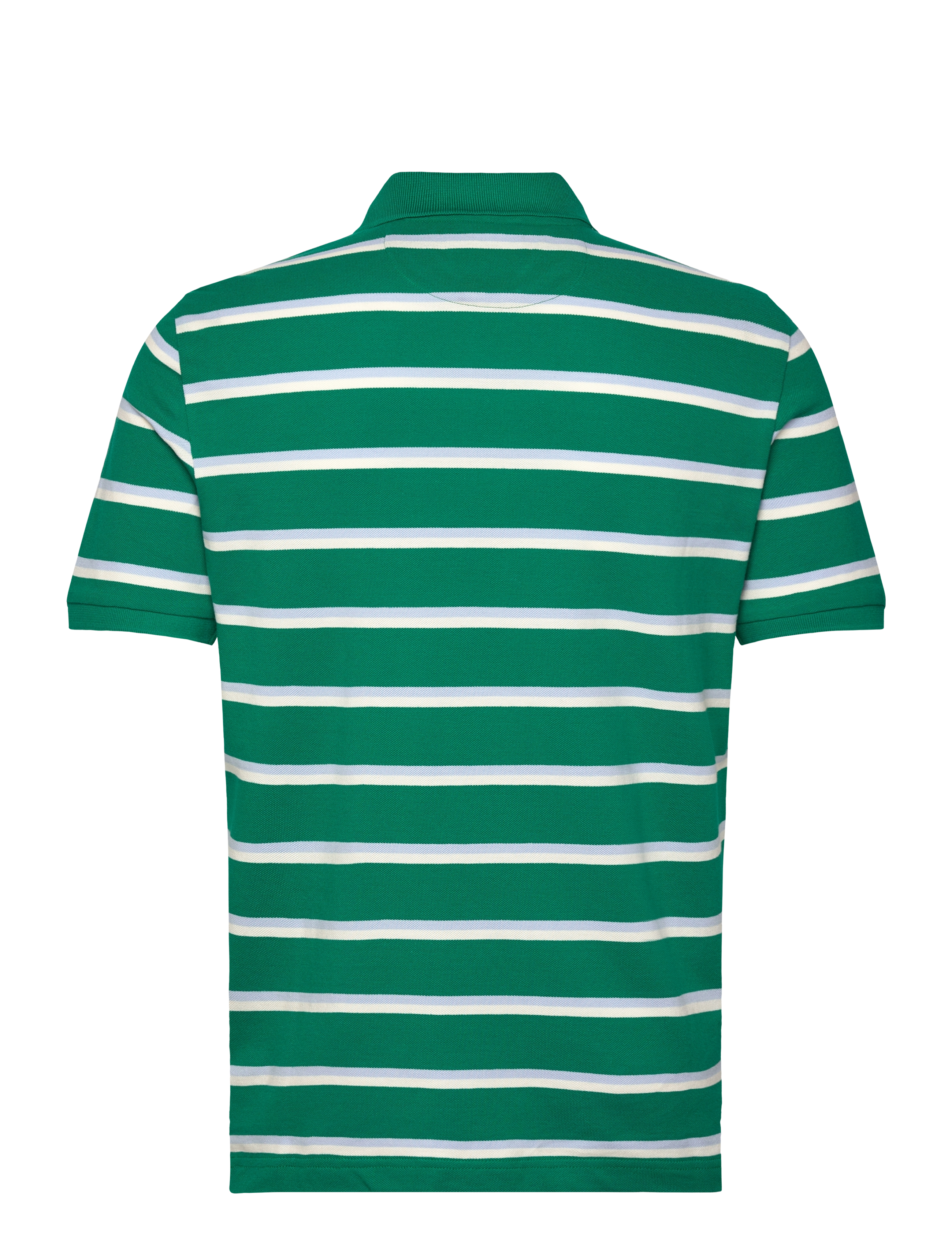 Gant - STRIPED SS POLO - deep green - 1