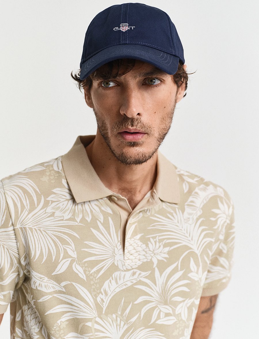 Gant - PRINTED SS POLO - kurzärmelig - dry sand - 3