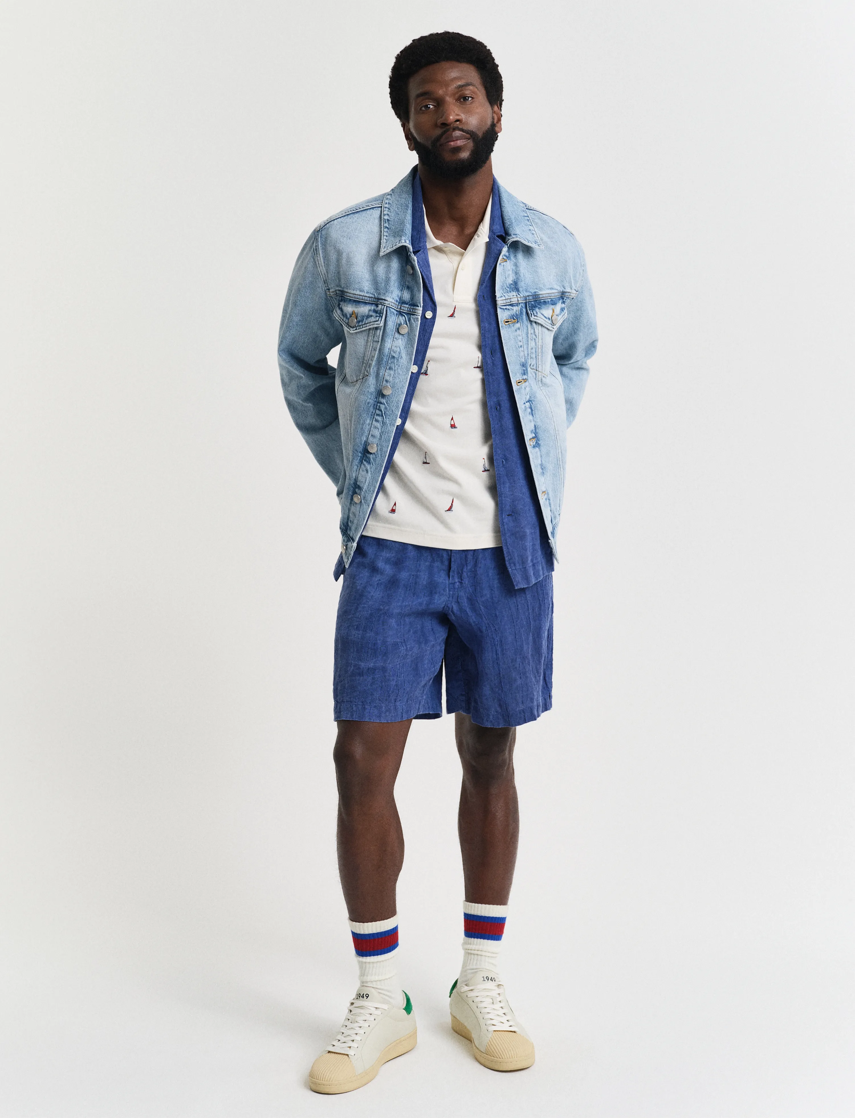 Gant - EMBROIDERED GRAPHIC POLO - cream - 4
