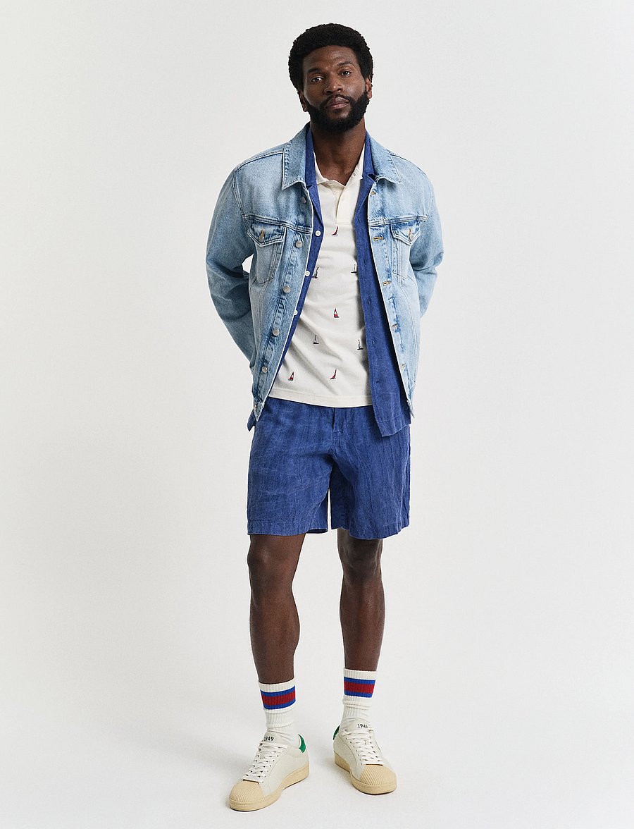 Gant - EMBROIDERED GRAPHIC POLO - cream - 4