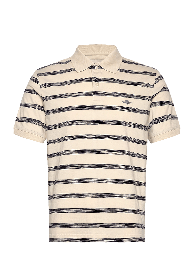 GANT - STRIPED POLO - kurzärmelig - cream - 0