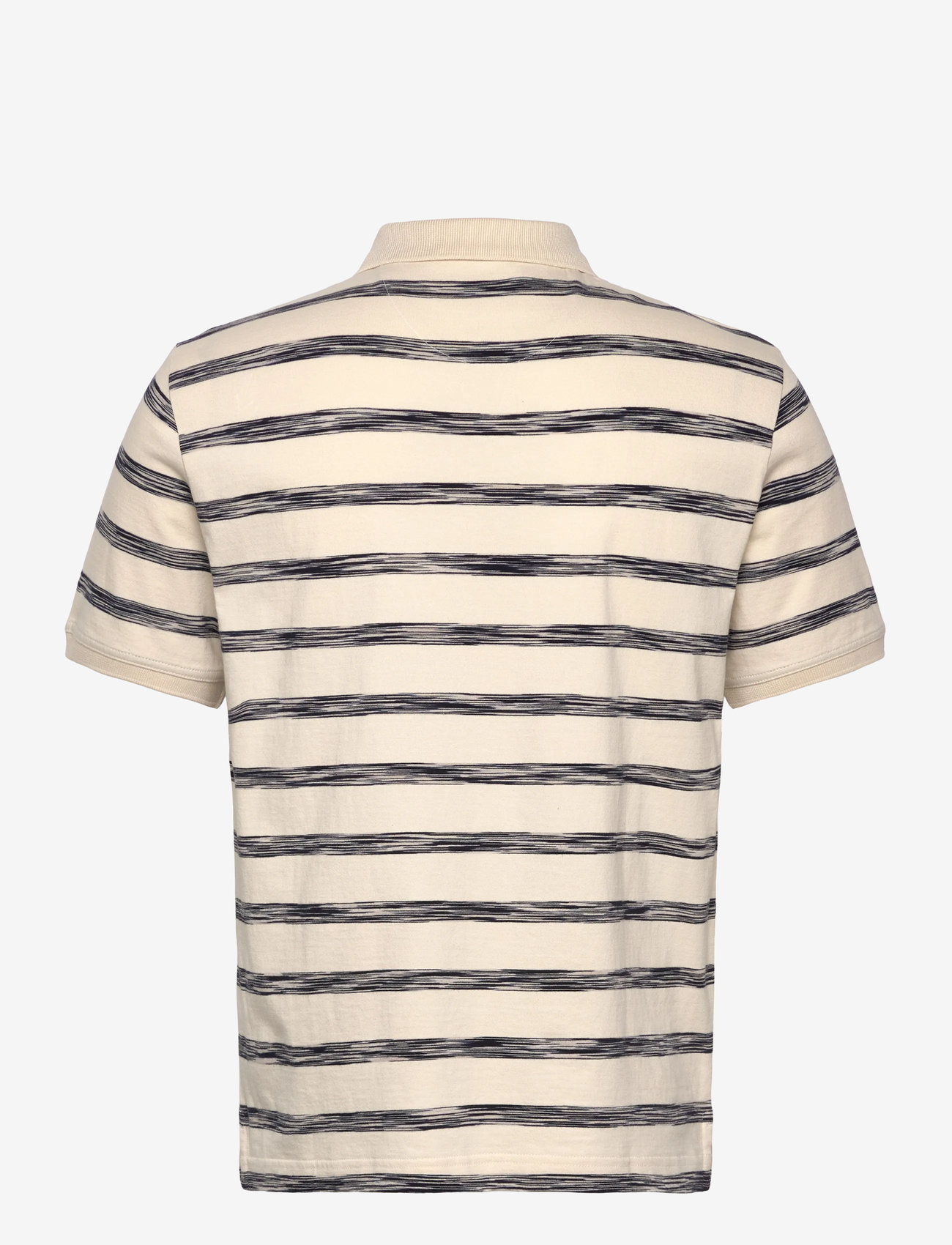 GANT - STRIPED POLO - lühikeste varrukatega polod - cream - 1