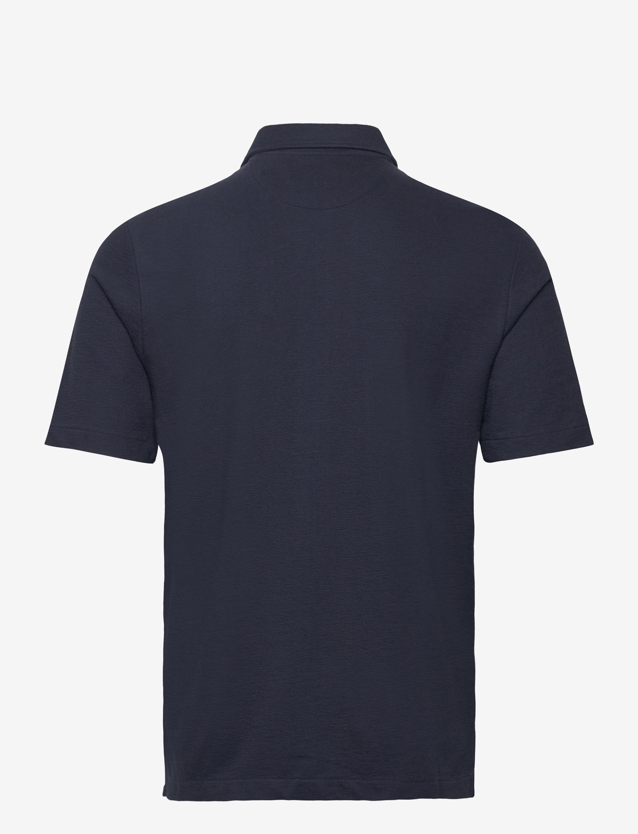 GANT - TEXTURED SS SHIRT - kortærmede skjorter - evening blue - 1