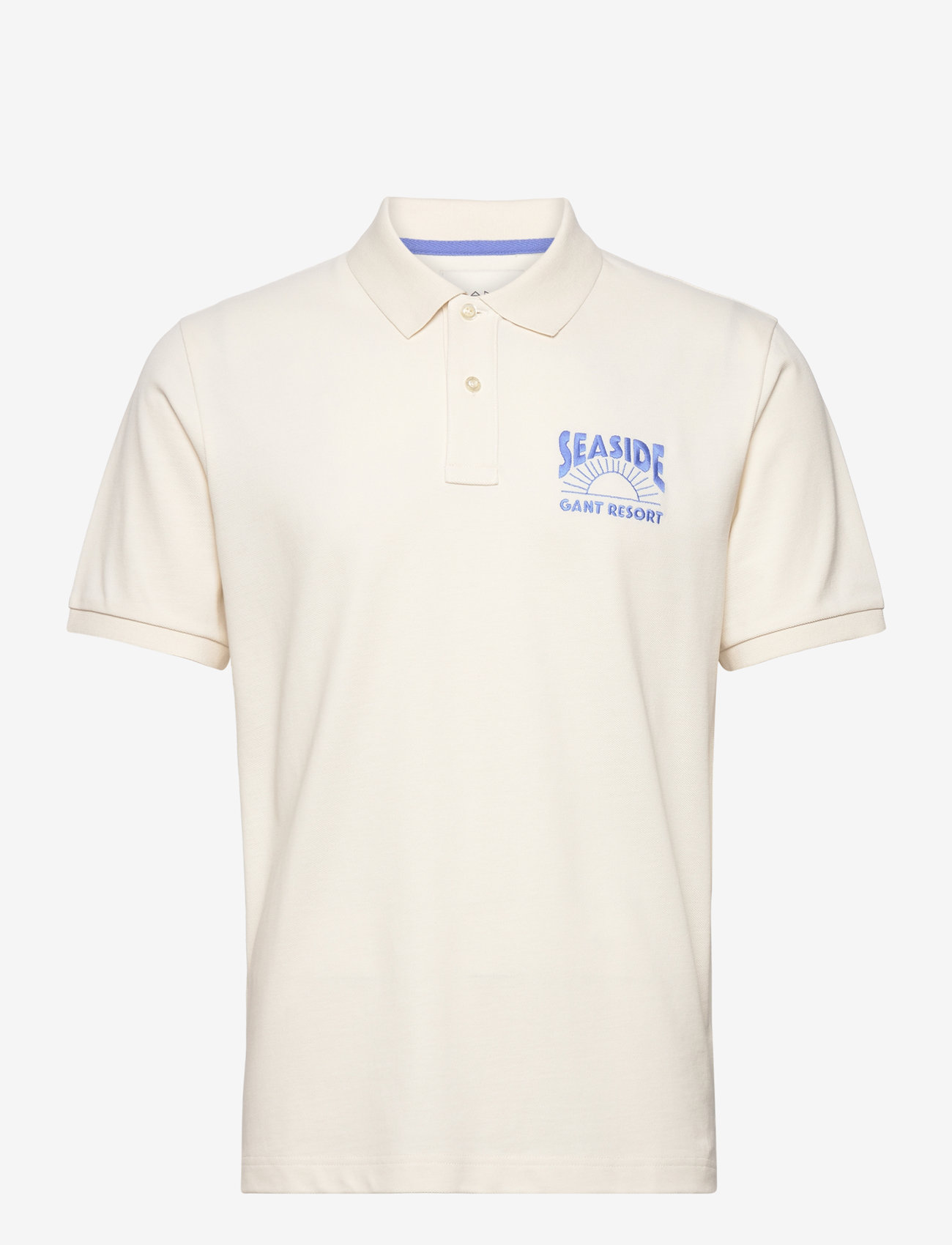 GANT - GRAPHIC SS POLO - lühikeste varrukatega polod - cream - 1