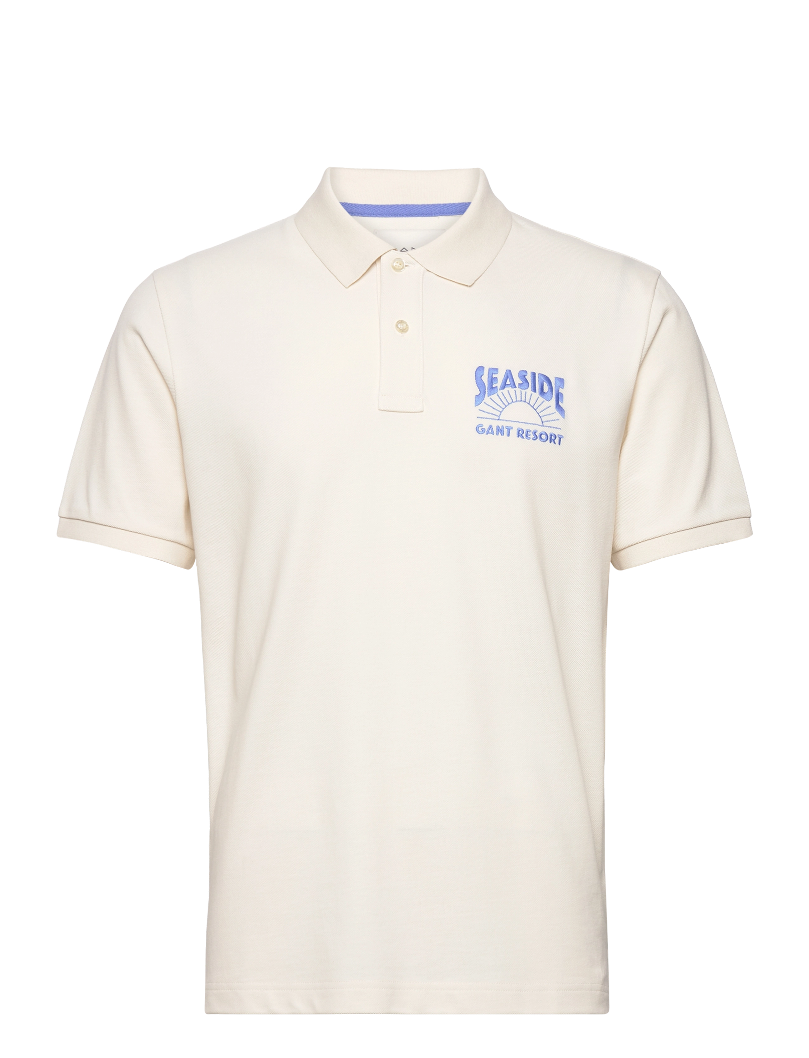 Gant GRAPHIC SS POLO - Kortärmade pikéer - CREAM / white