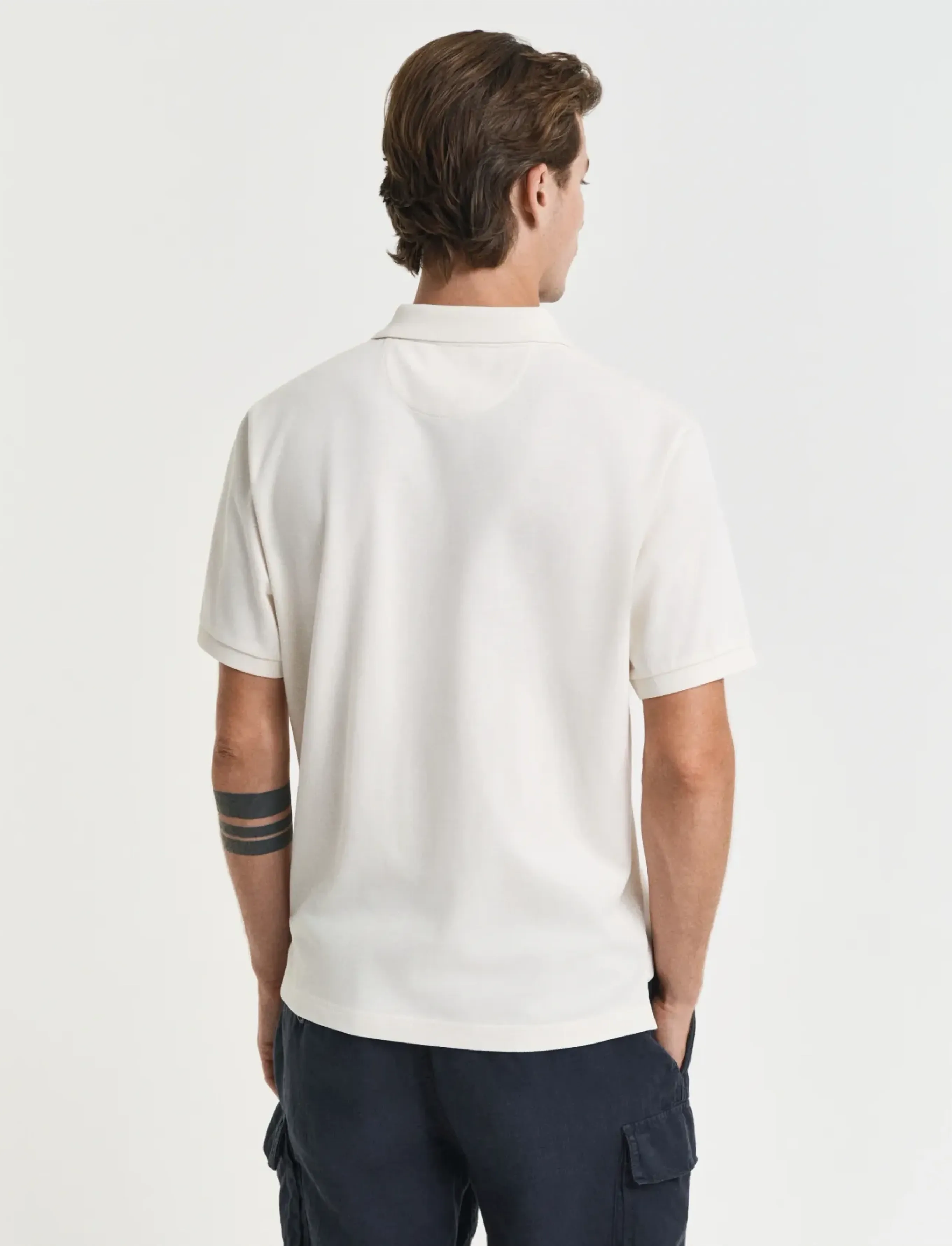 Gant - GRAPHIC SS POLO - poloer - cream - 3
