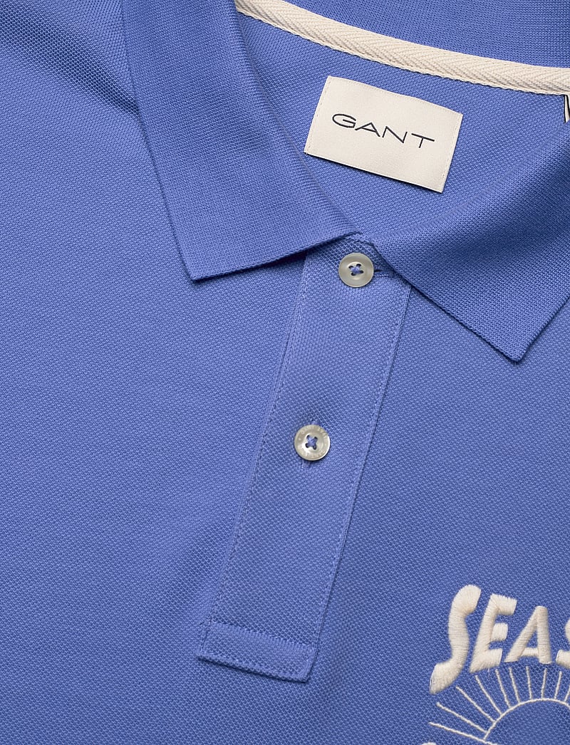 GANT - GRAPHIC SS POLO - kurzärmelig - perfect blue - 2