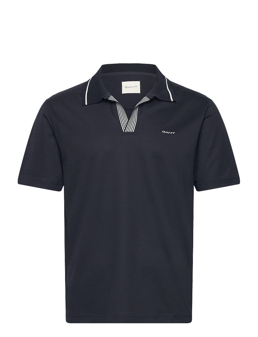 Gant - TIPPING POLO - kurzärmelig - evening blue - 1