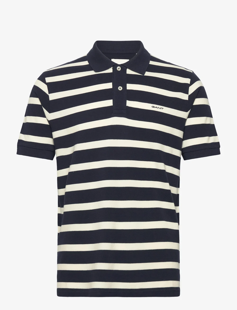 GANT - STRIPED POLO - polos à manches courtes - evening blue - 0