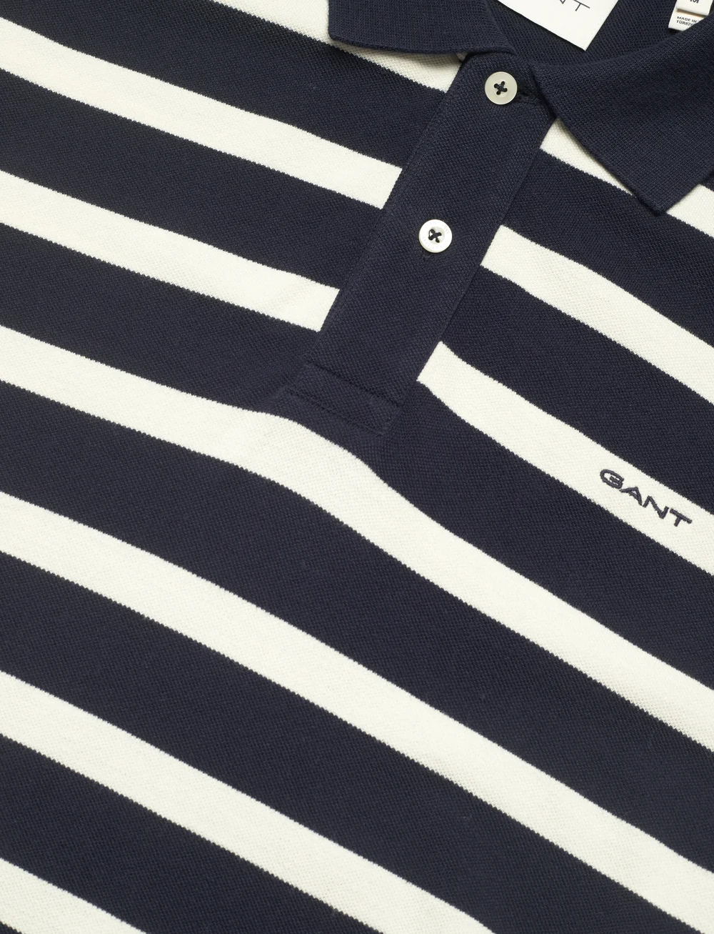 GANT - STRIPED POLO - polos à manches courtes - evening blue - 2