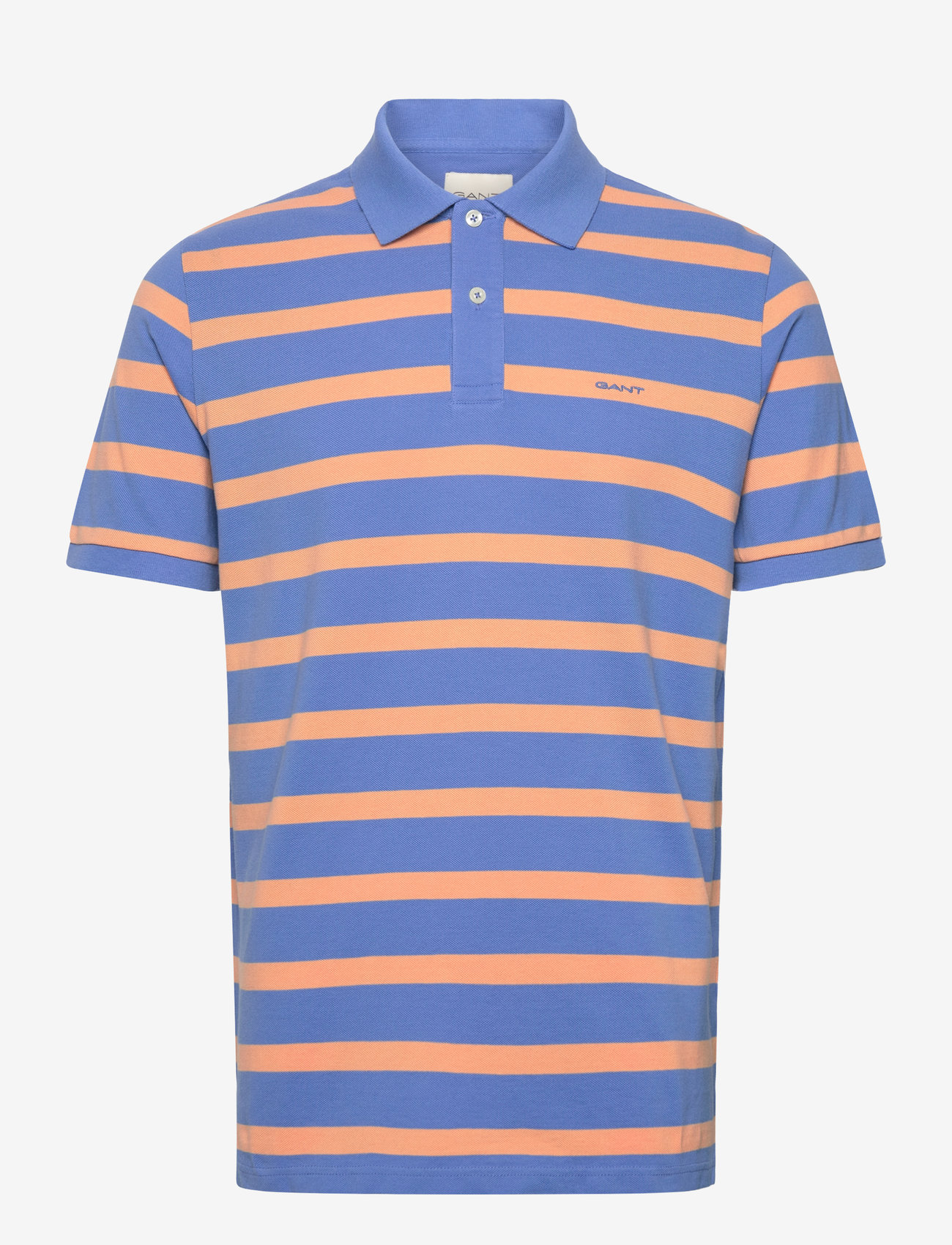 GANT - STRIPED POLO - lühikeste varrukatega polod - perfect blue - 0