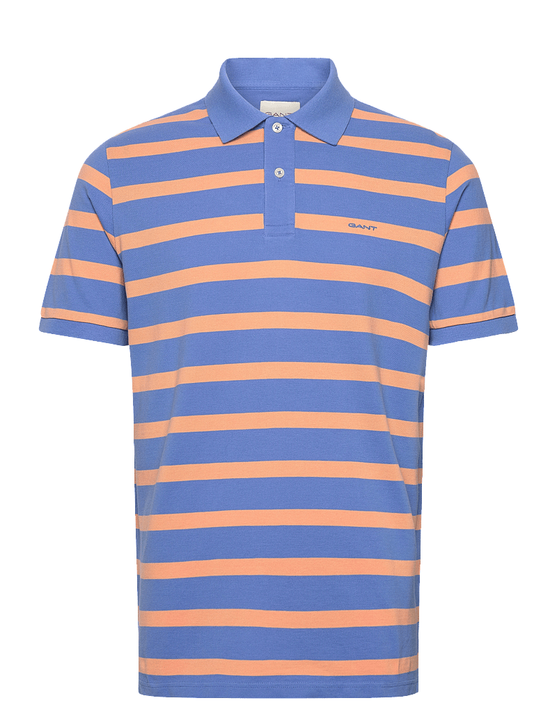 GANT - STRIPED POLO - lühikeste varrukatega polod - perfect blue - 0