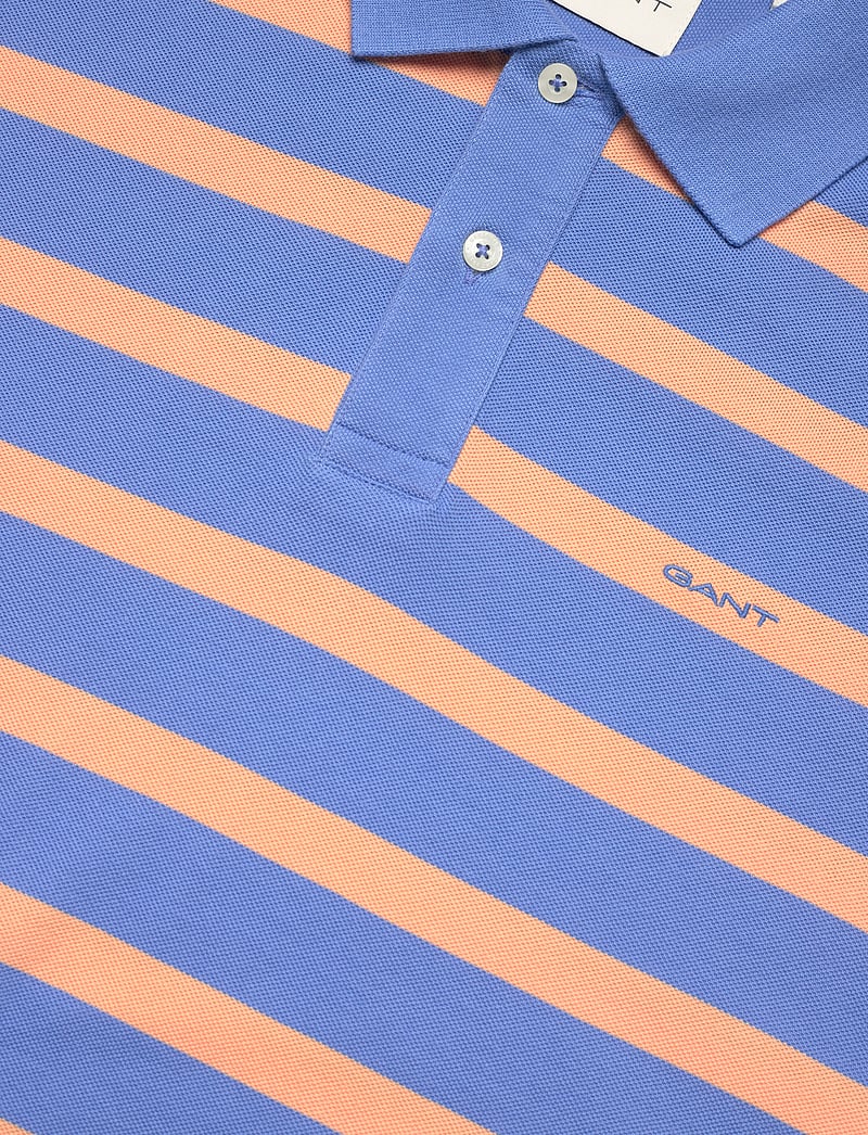 GANT - STRIPED POLO - lühikeste varrukatega polod - perfect blue - 2