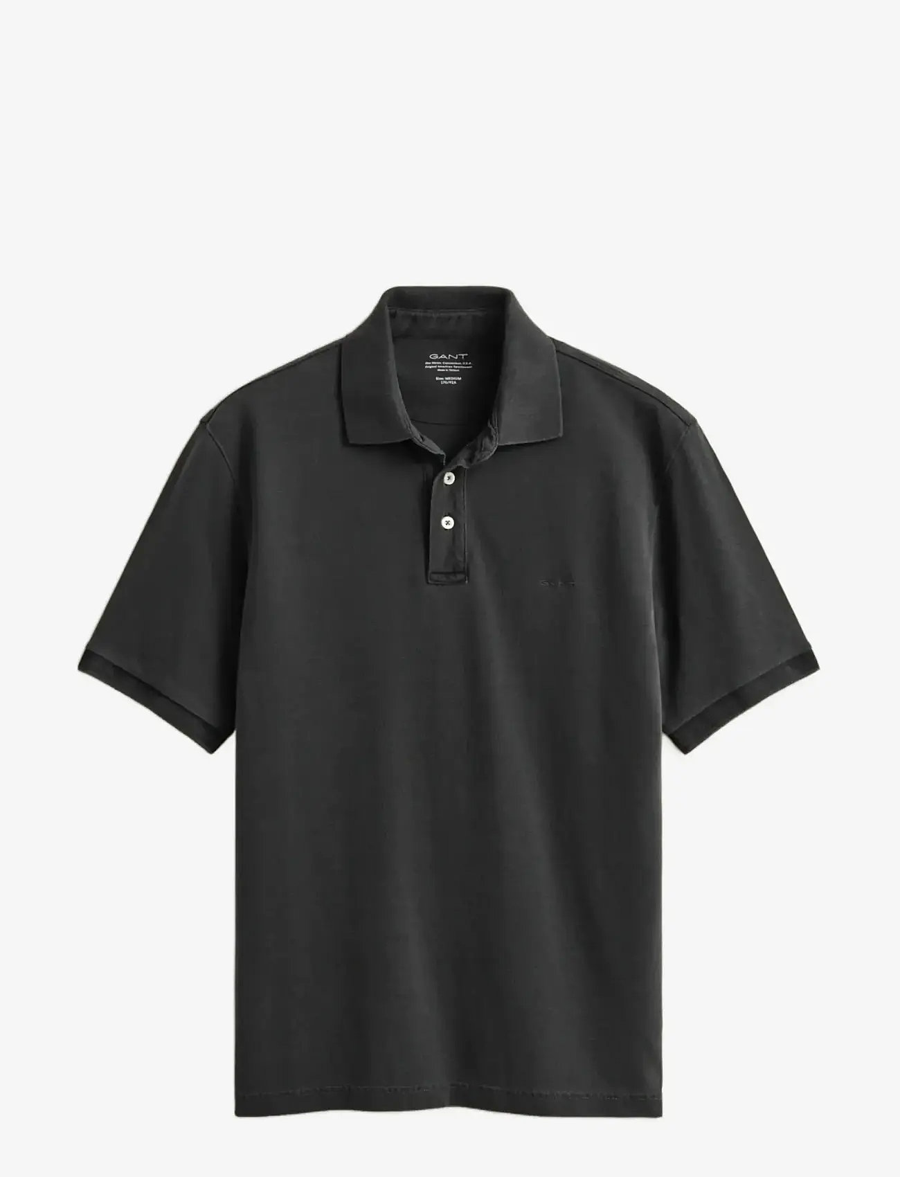 Gant - SUNFADED SS POLO - kurzärmelig - black - 1