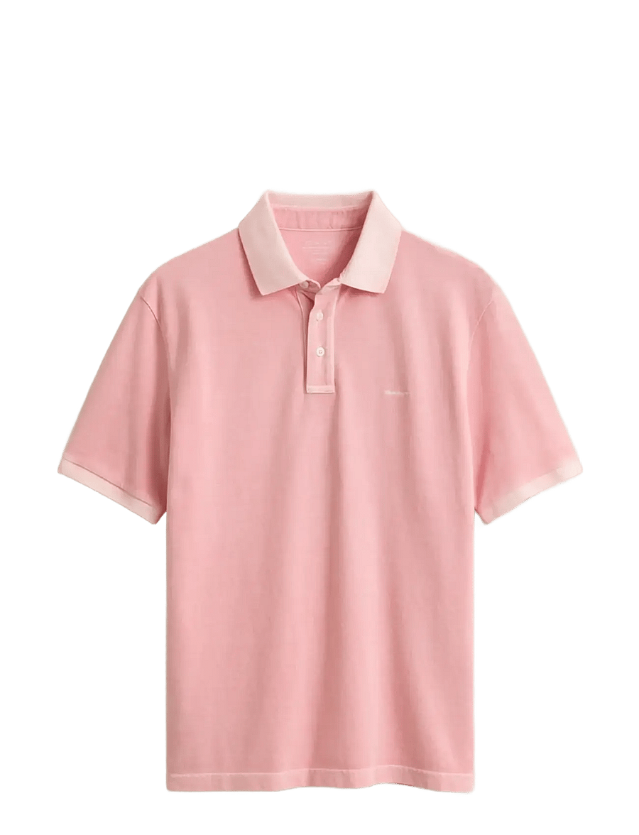 Gant - SUNFADED SS POLO - kortärmade pikéer - bubbelgum pink - 1