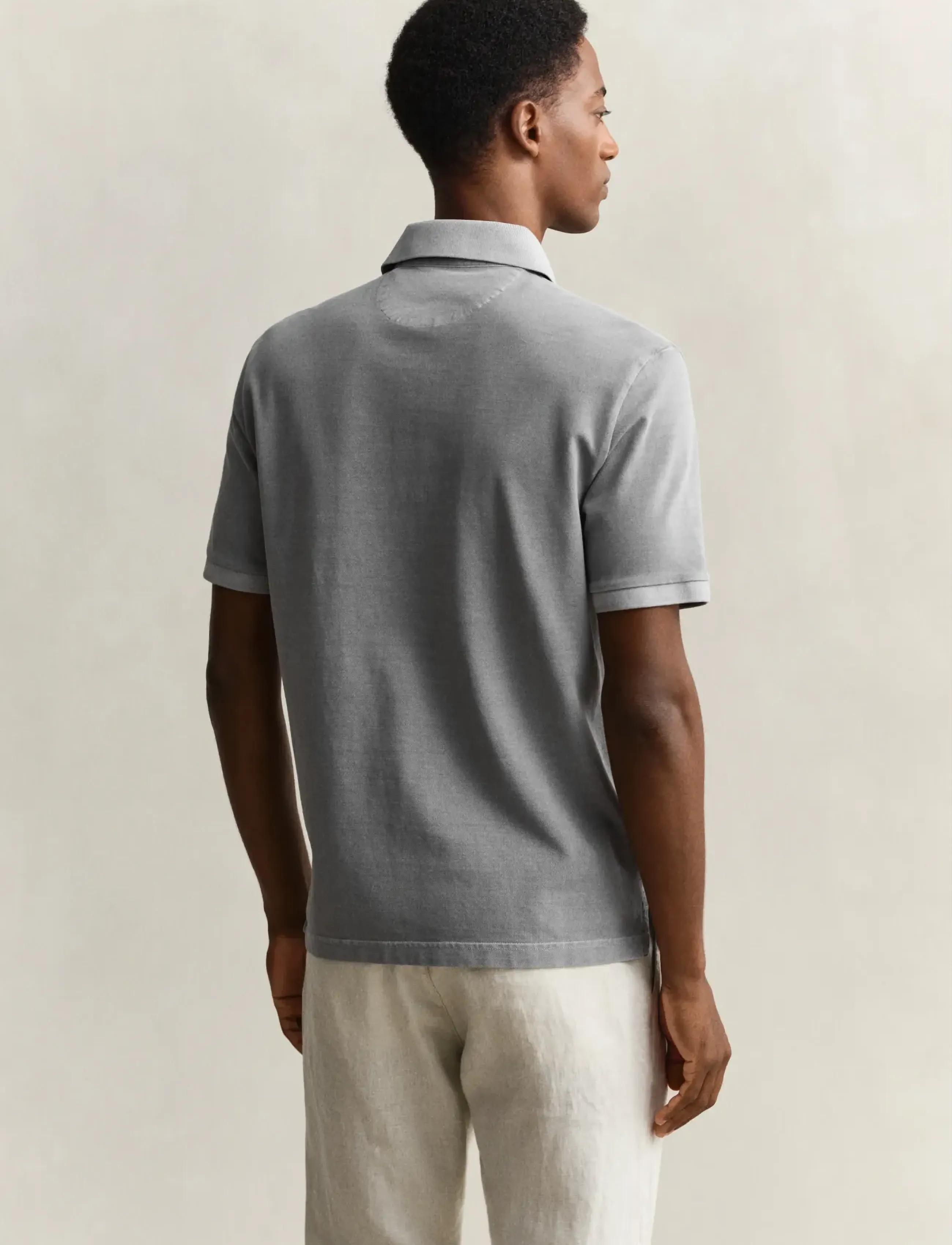 Gant - SUNFADED SS POLO - short-sleeved polos - ceramic grey - 2