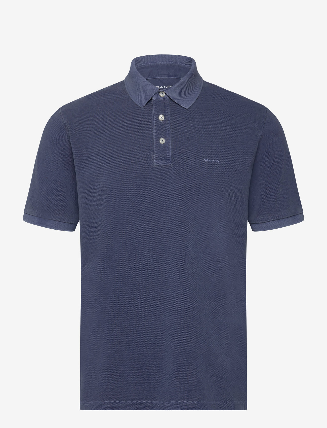 GANT - SUNFADED SS POLO - kortærmede poloer - dusty navy - 0